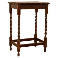 Circa 1900 English Oak Side Table