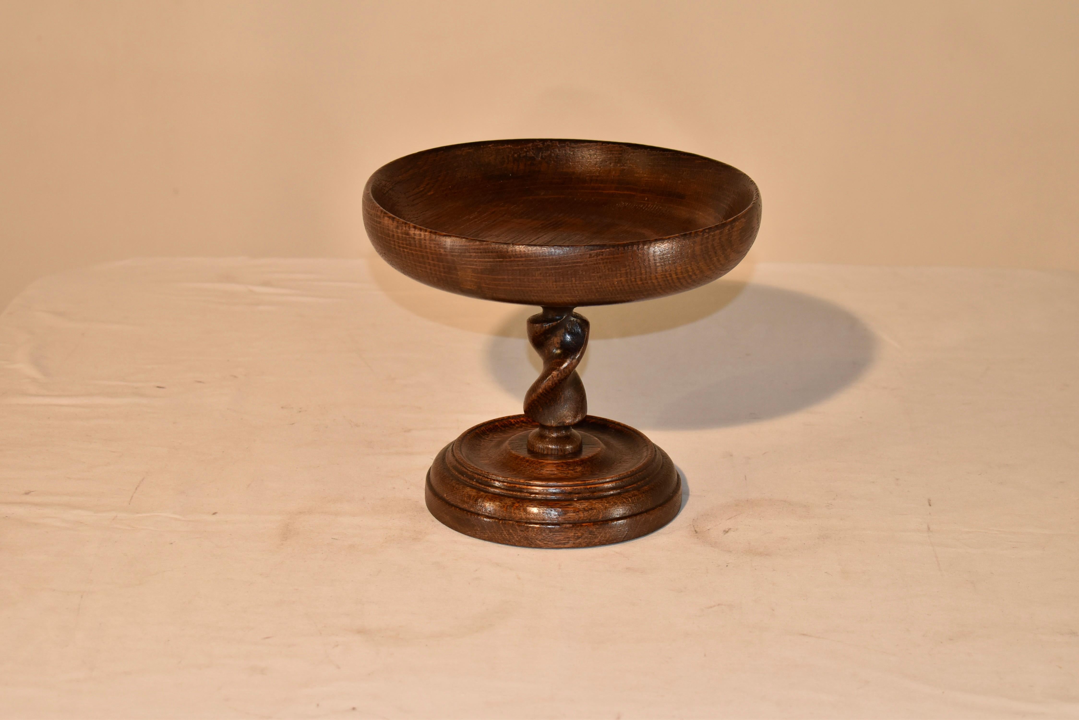 Inglese Complesso in legno di Oak inglese tornito del 1900 circa in vendita