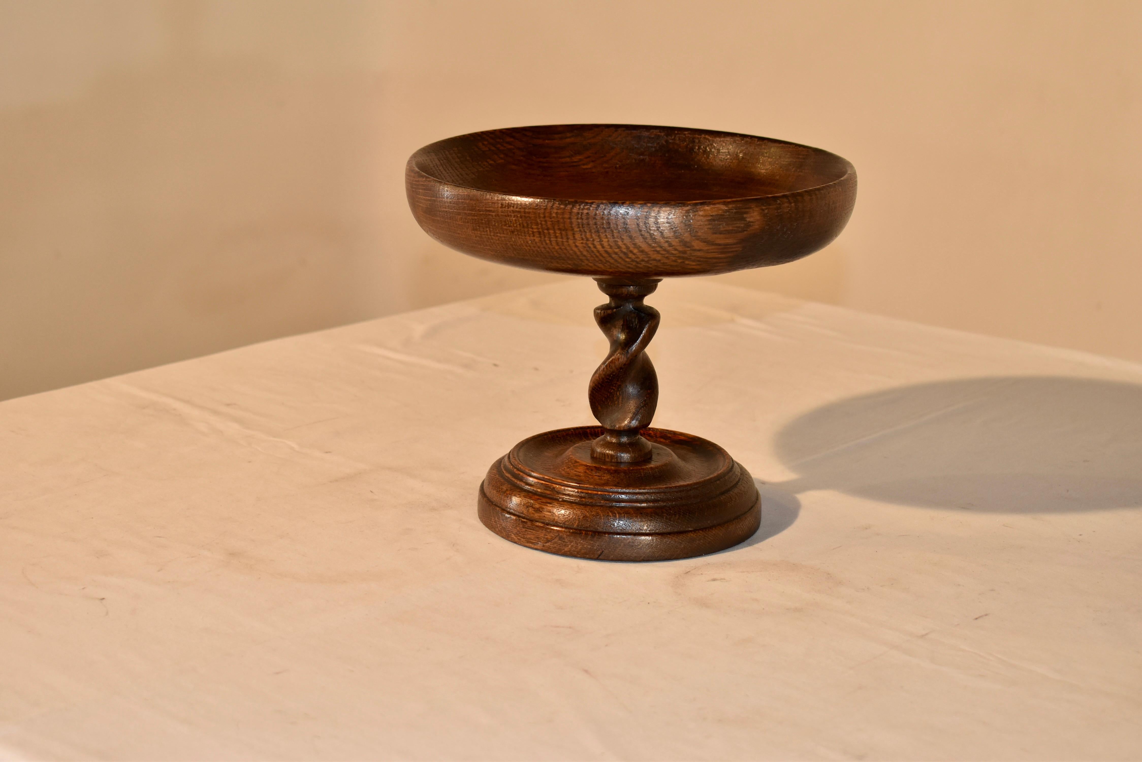 Tornito Complesso in legno di Oak inglese tornito del 1900 circa in vendita