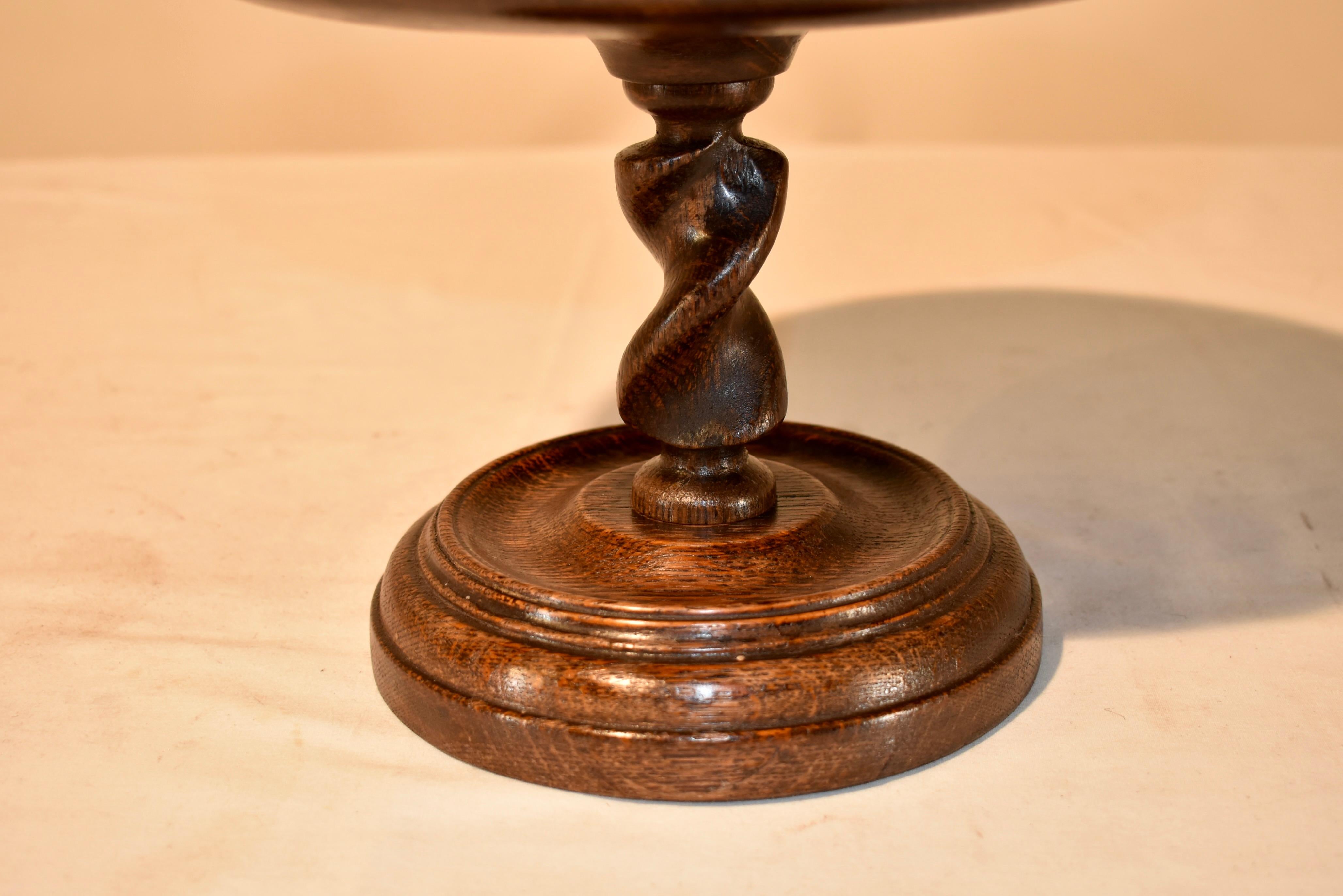 Inizio XX secolo Complesso in legno di Oak inglese tornito del 1900 circa in vendita