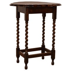 English Oval Side Table, circa 1900