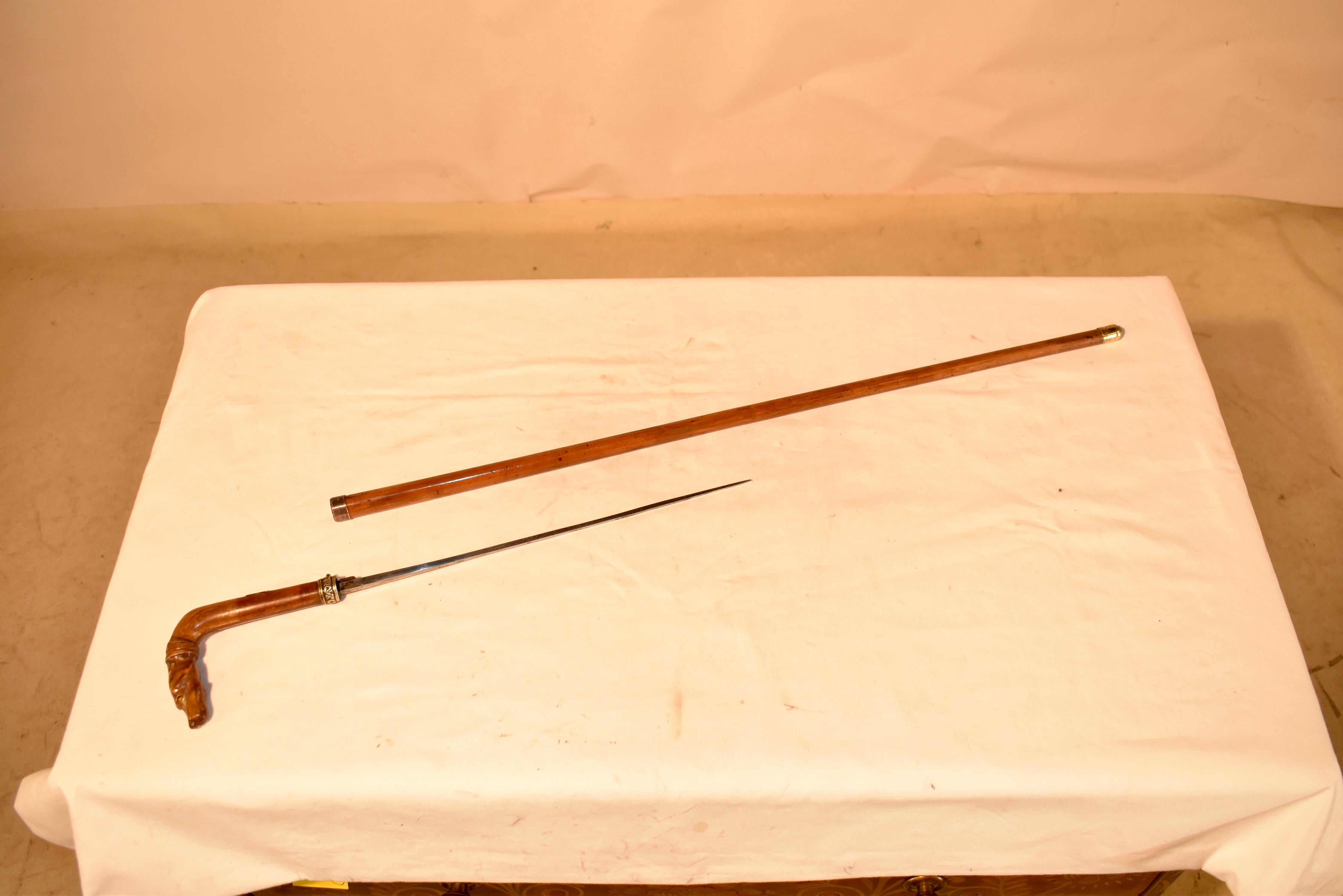 Circa 1900 English Sword Cane 1
