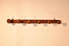 Circa 1900 French 6 Peg Hat or Coat Rack