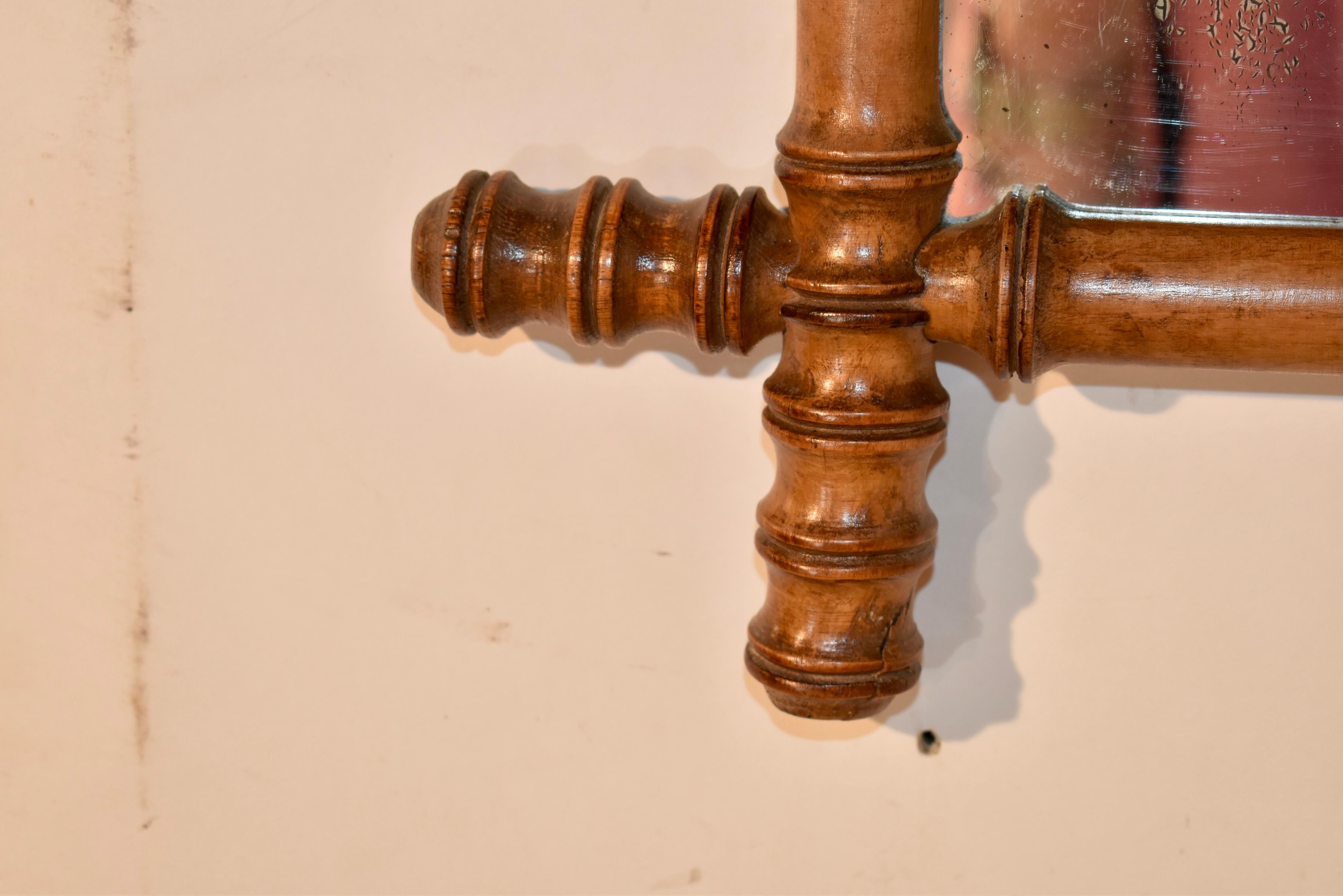 Miroir en faux bambou français CIRCA 1900 Bon état - En vente à High Point, NC