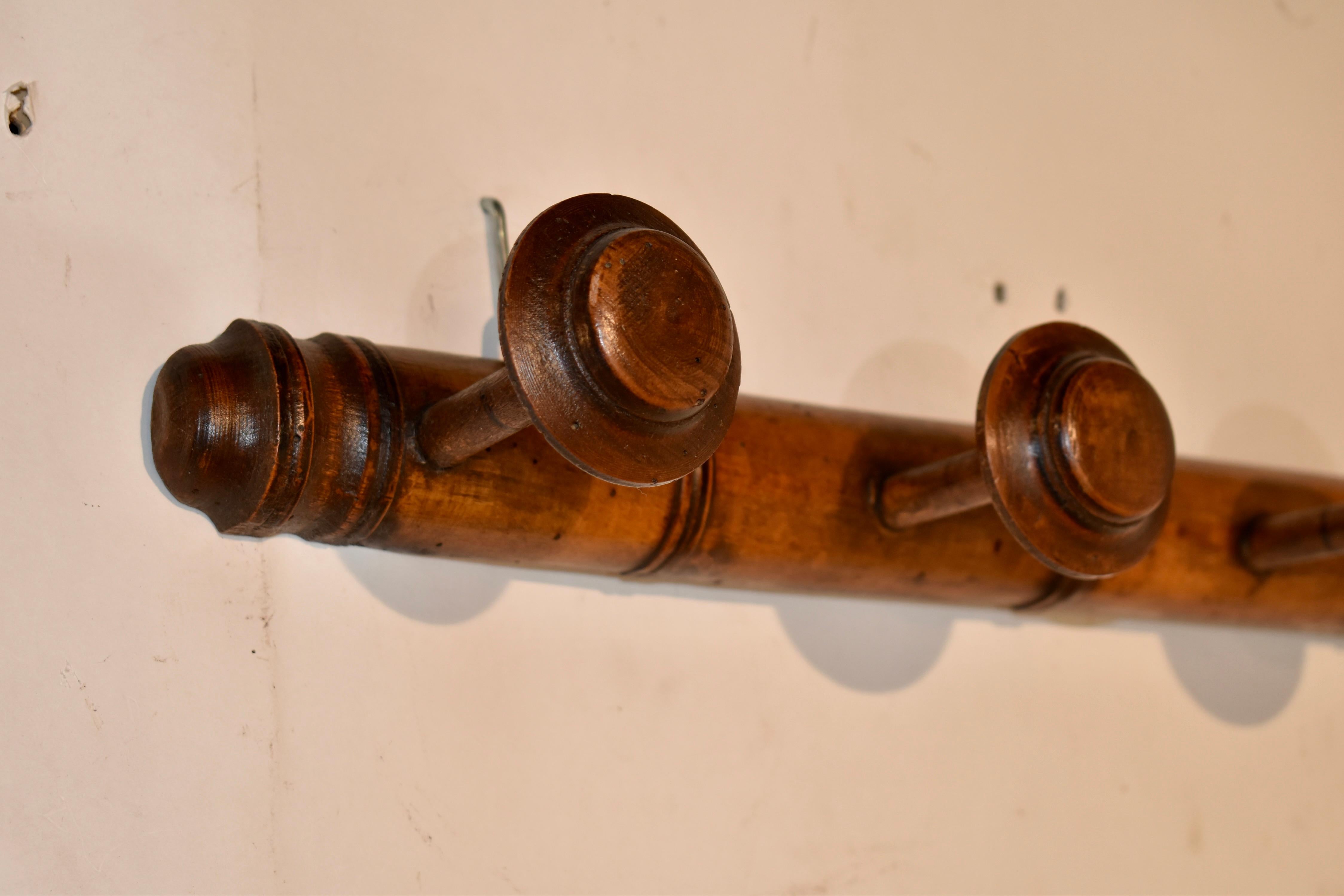 Appendiabiti e cappelli a forma di lecca-lecca francese del 1900 circa In condizioni buone in vendita a High Point, NC