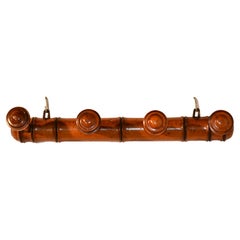 Antique Circa 1900 French Lollipop Rack in Cherry