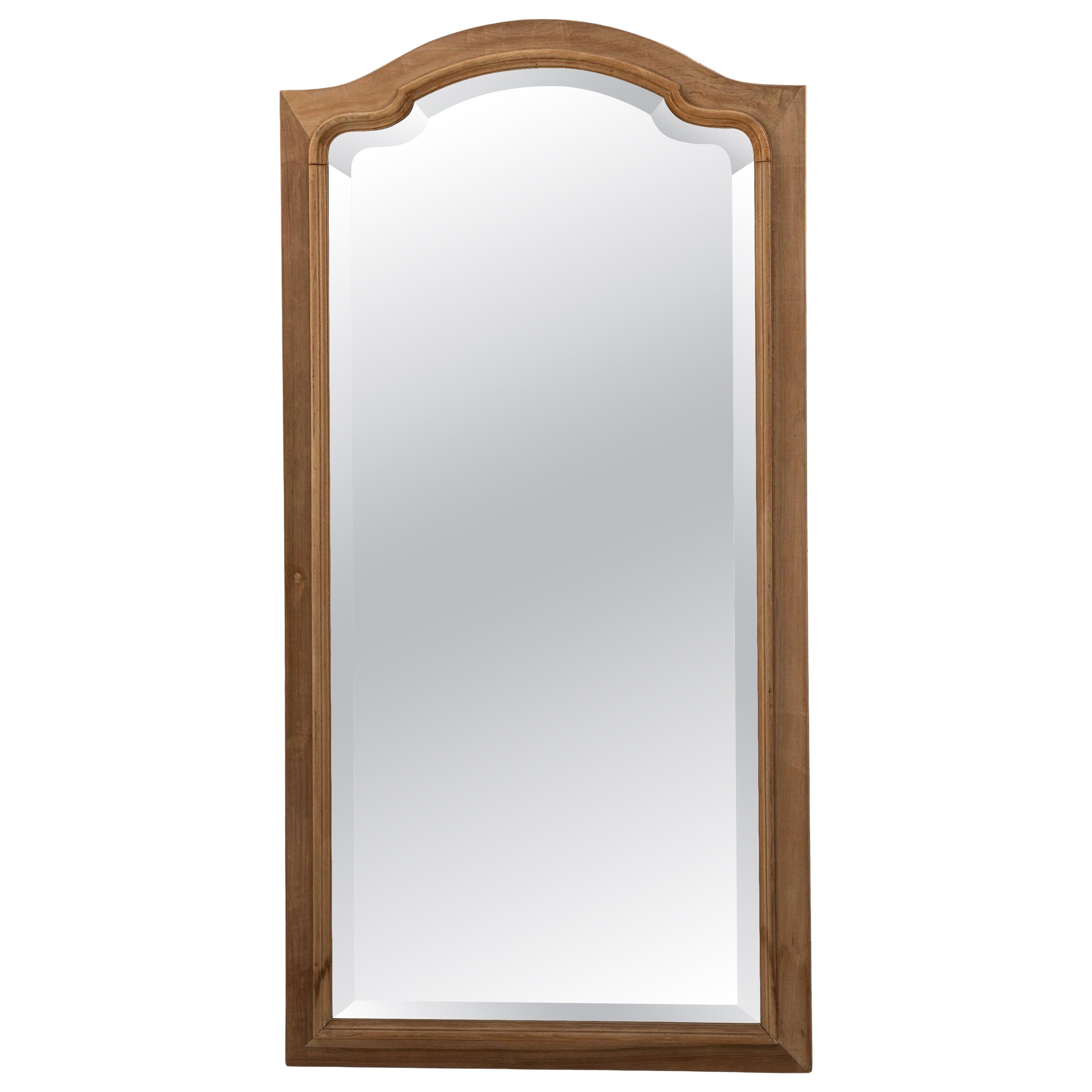 Circa 1900 French Louis Philippe Style Wooden Wall Mirror