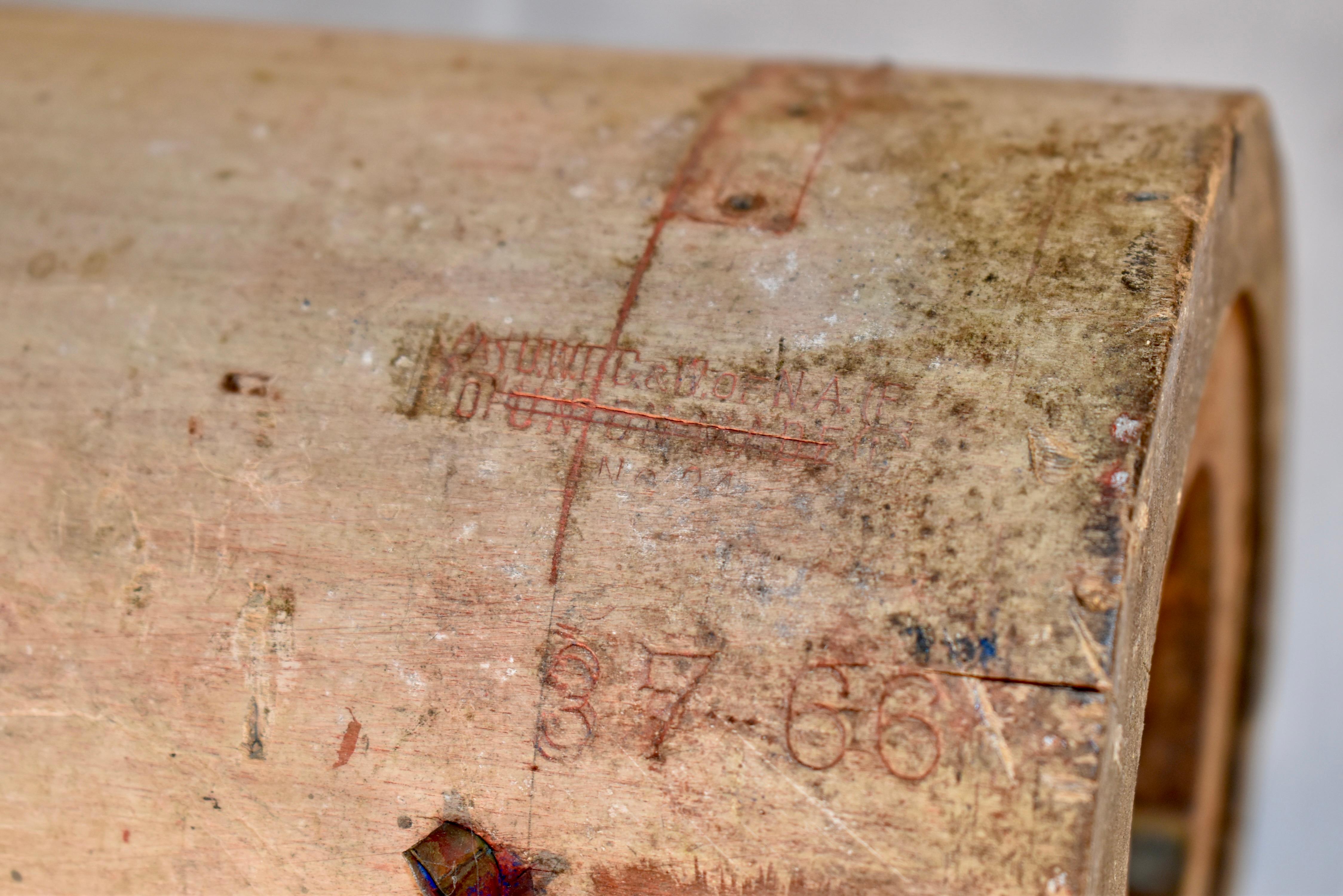 Circa 1900 French Wallpaper Printing Roll For Sale 1