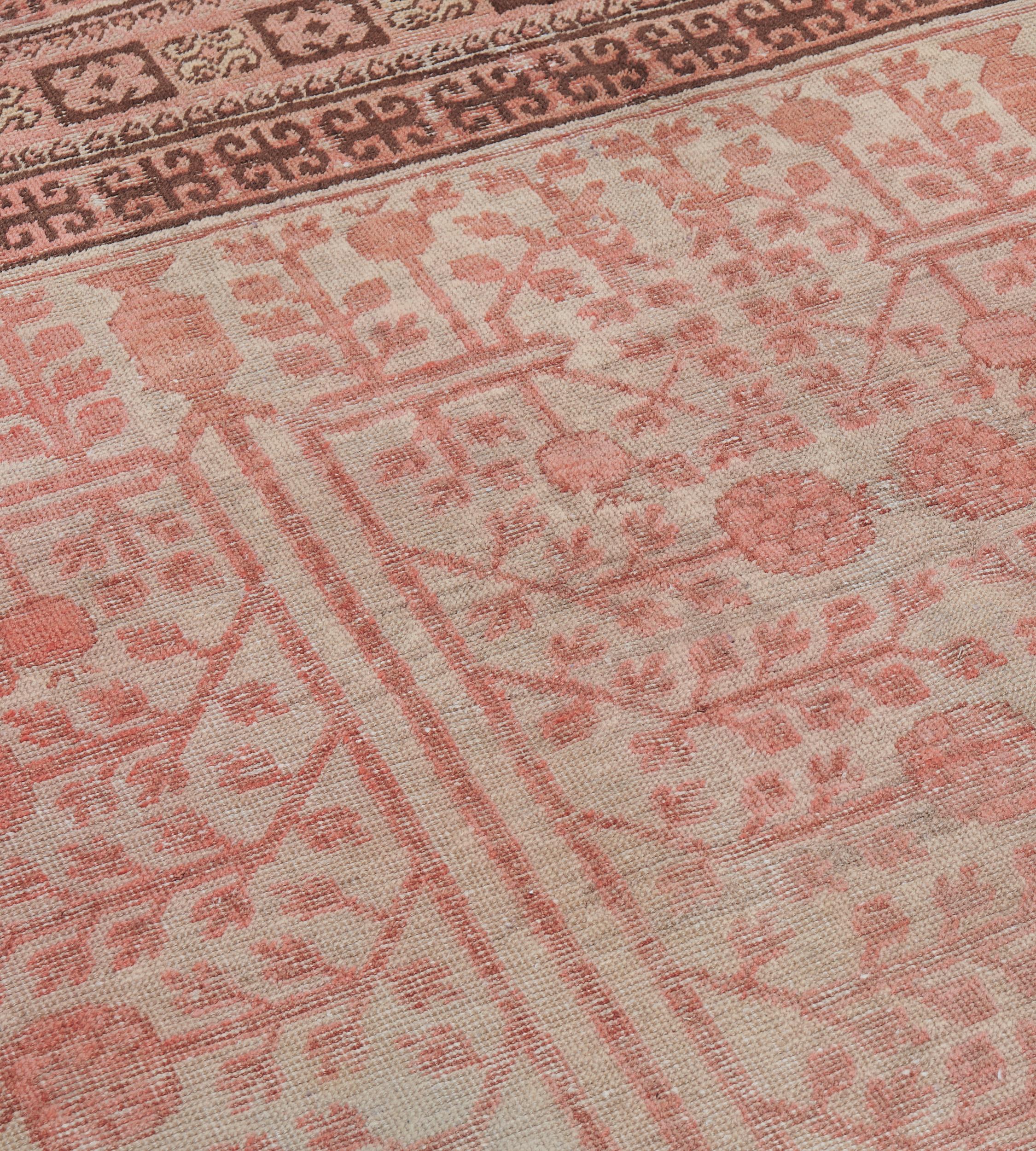 20ième siècle CIRCA Tapis Knots Rugs noué à la main vers 1900 en vente