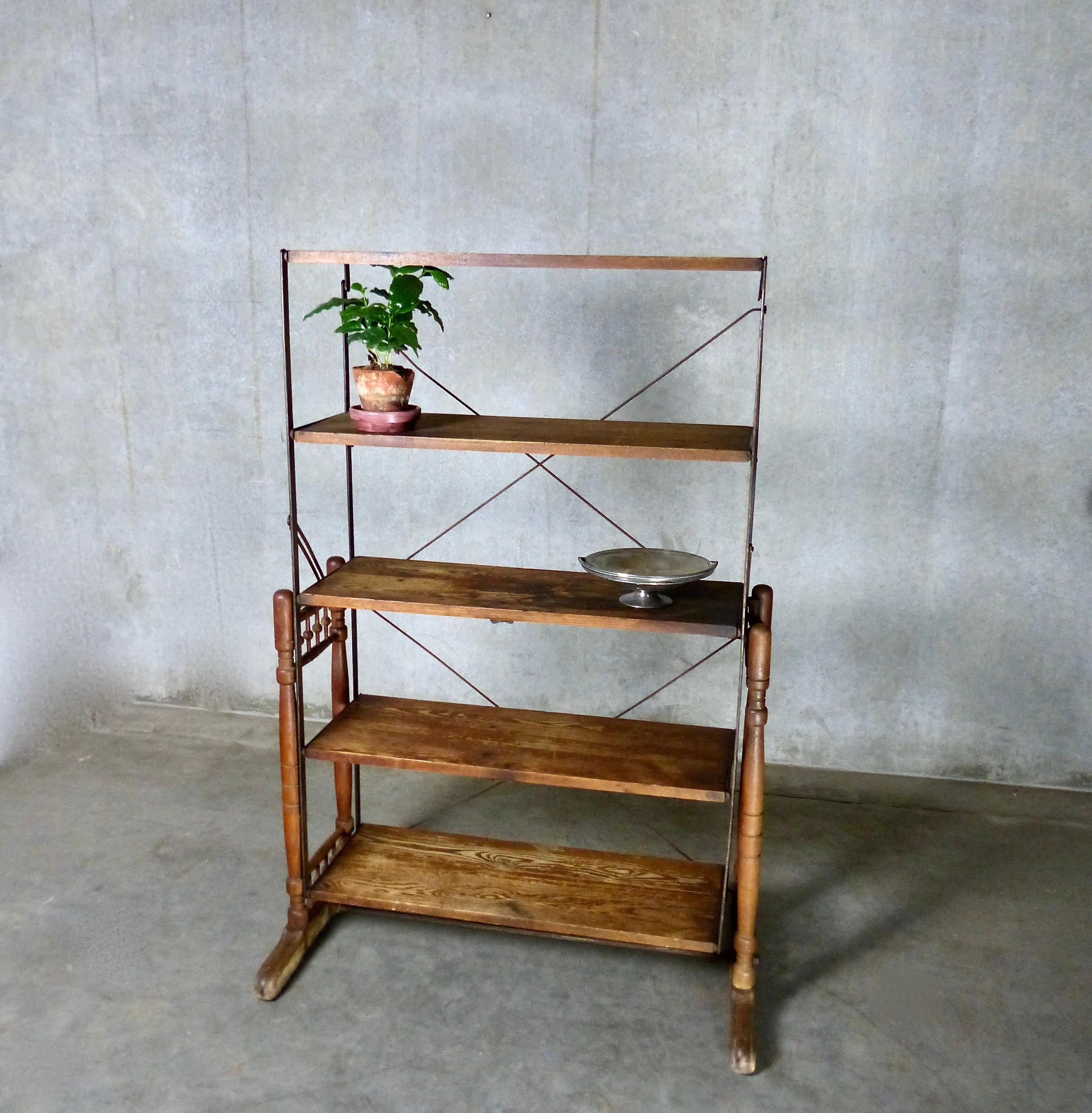 combination shelf table