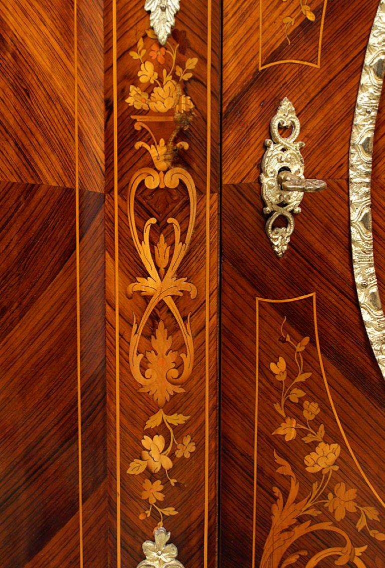 Napoleon III Style Sideboard Cabinet with Marble Top, circa 1900 5