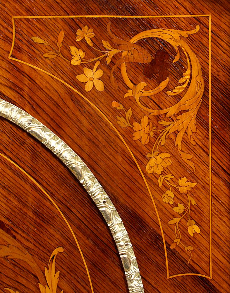 Napoleon III Style Sideboard Cabinet with Marble Top, circa 1900 2