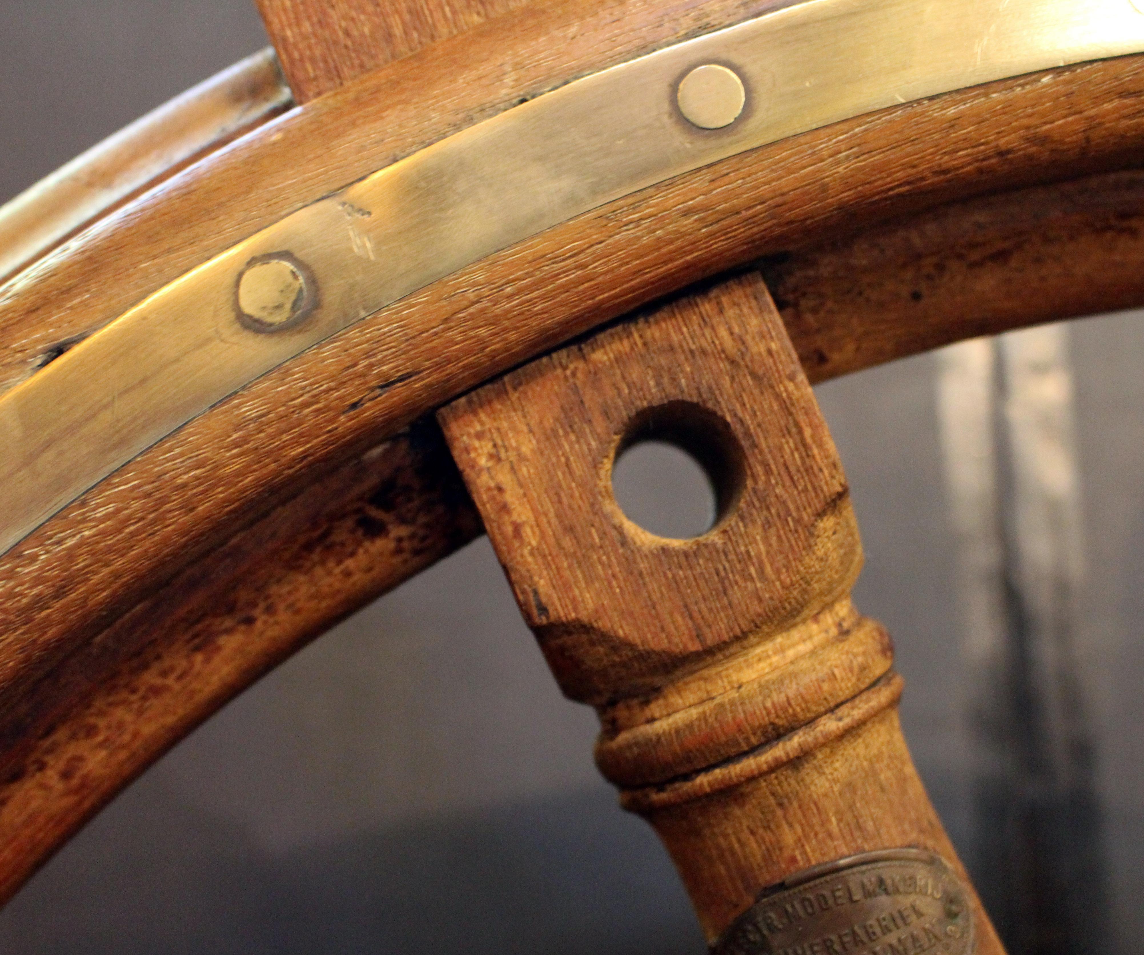 Anglais Roue de navire anglo-européenne vers 1900 ou plus ancienne en vente