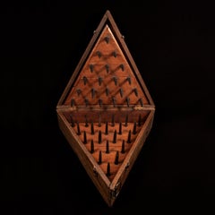 Circa 1900 Rare Odd Fellows Triangular Initiation Rite Chair Seat Set