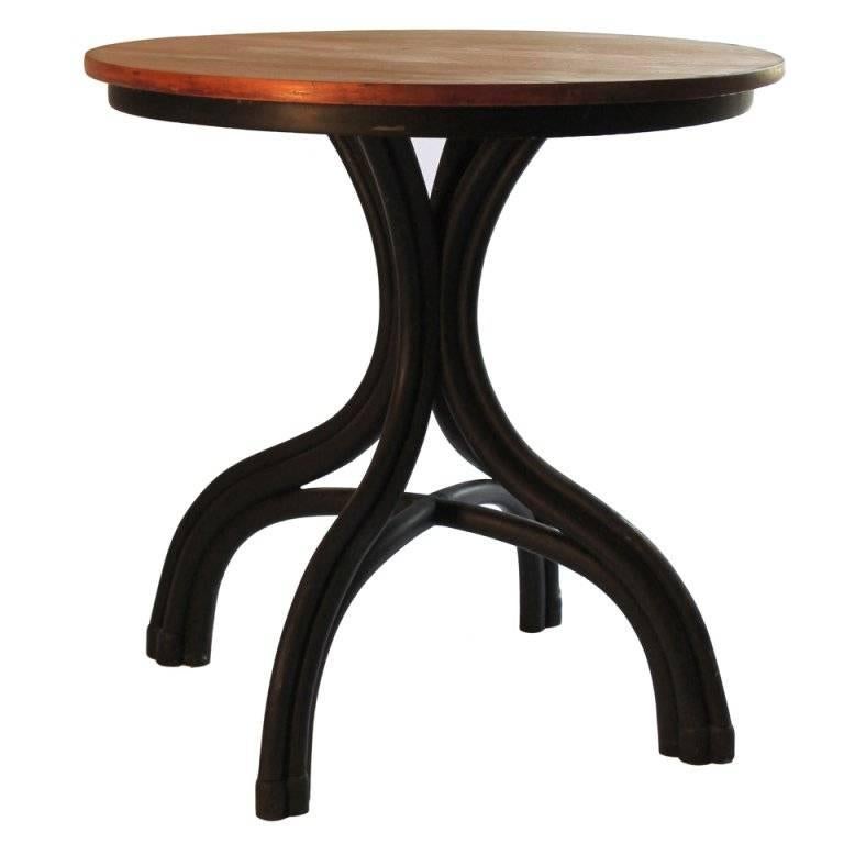 Thonet Bentwood Cafe Table, circa 1900 For Sale
