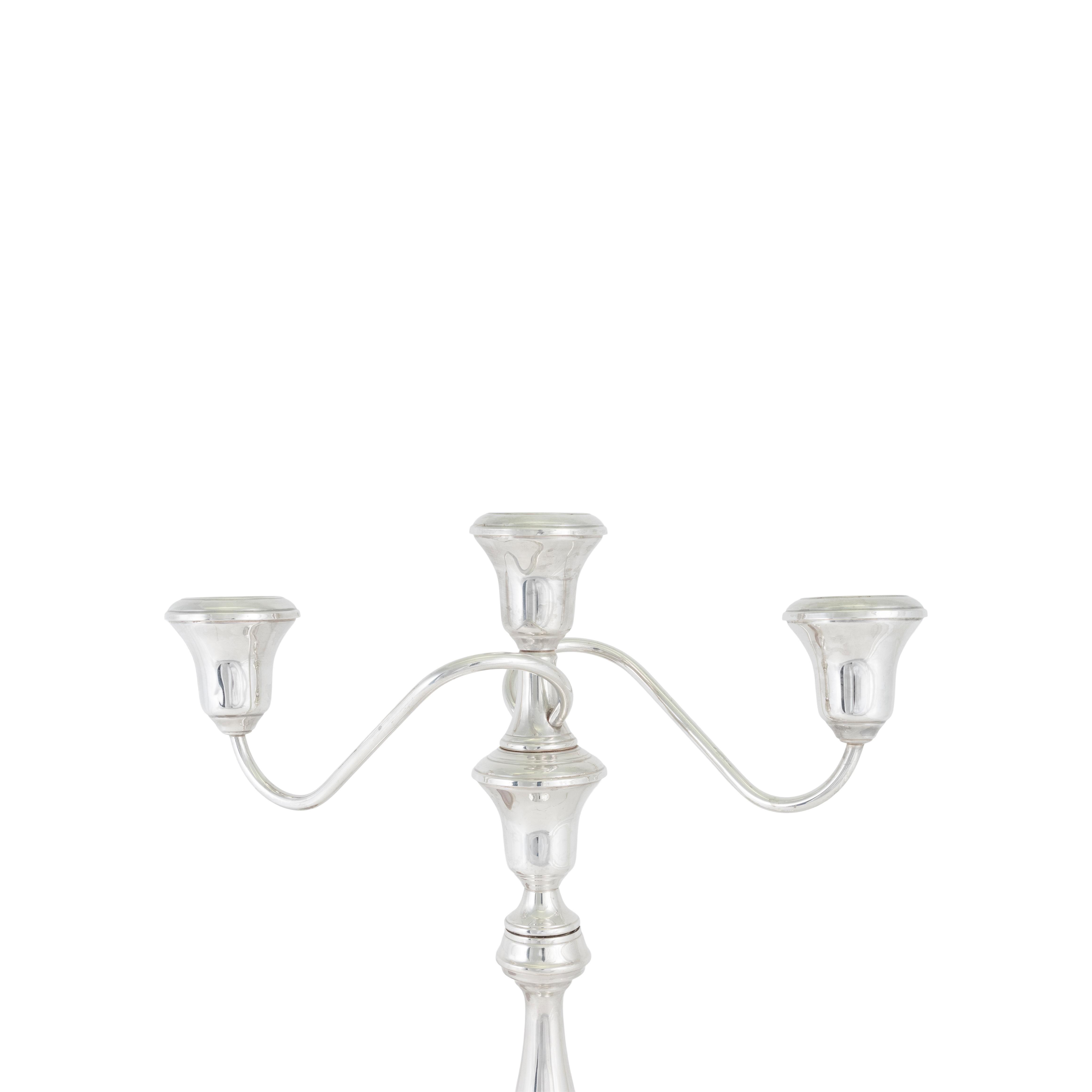 towle sterling candle holders