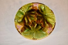 Circa 1900 Villeroy and Boch Majolica Plate