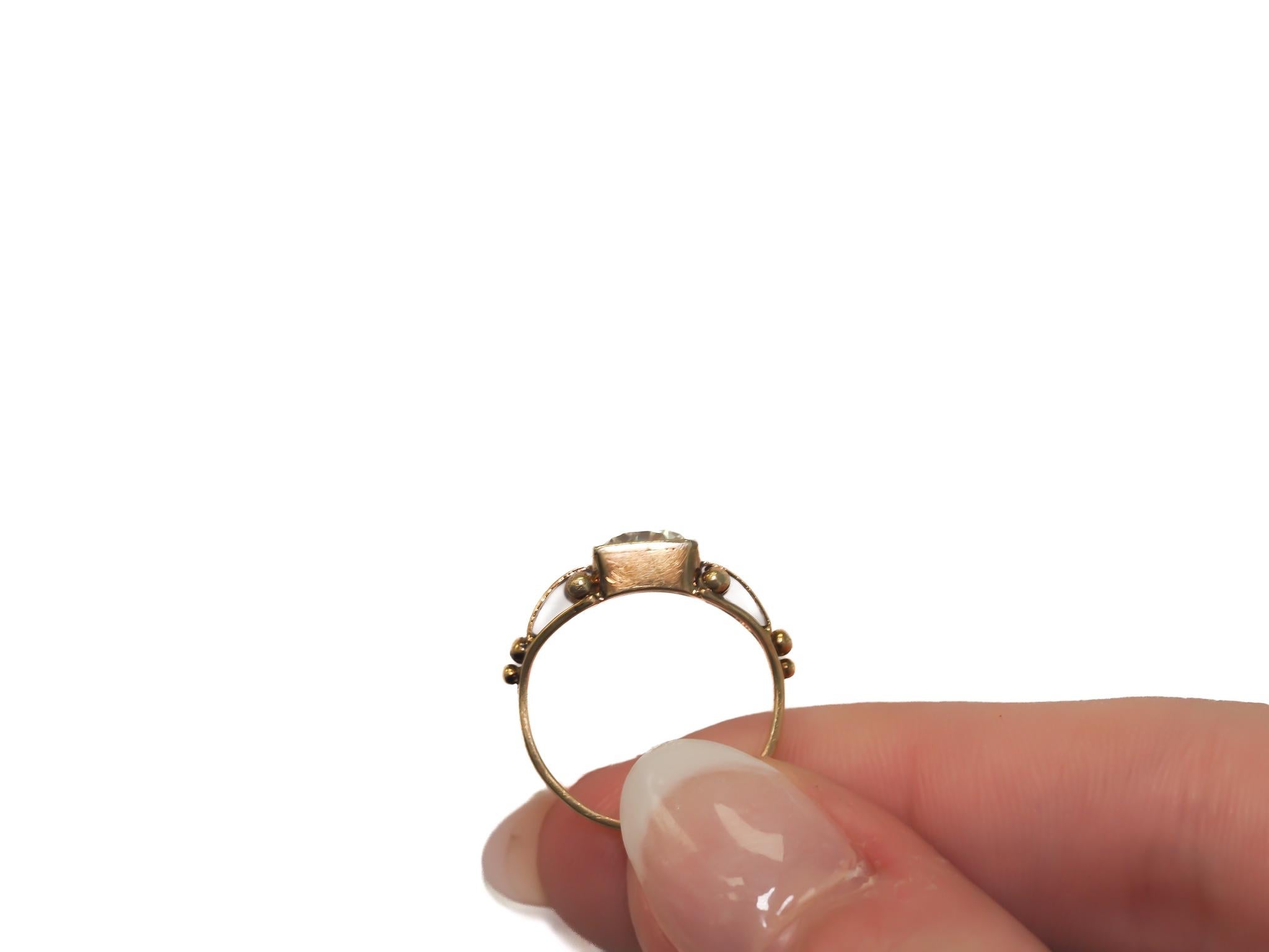 Circa 1900s .90ct Old European Diamond Engagement Ring - VEG#17b For Sale 1
