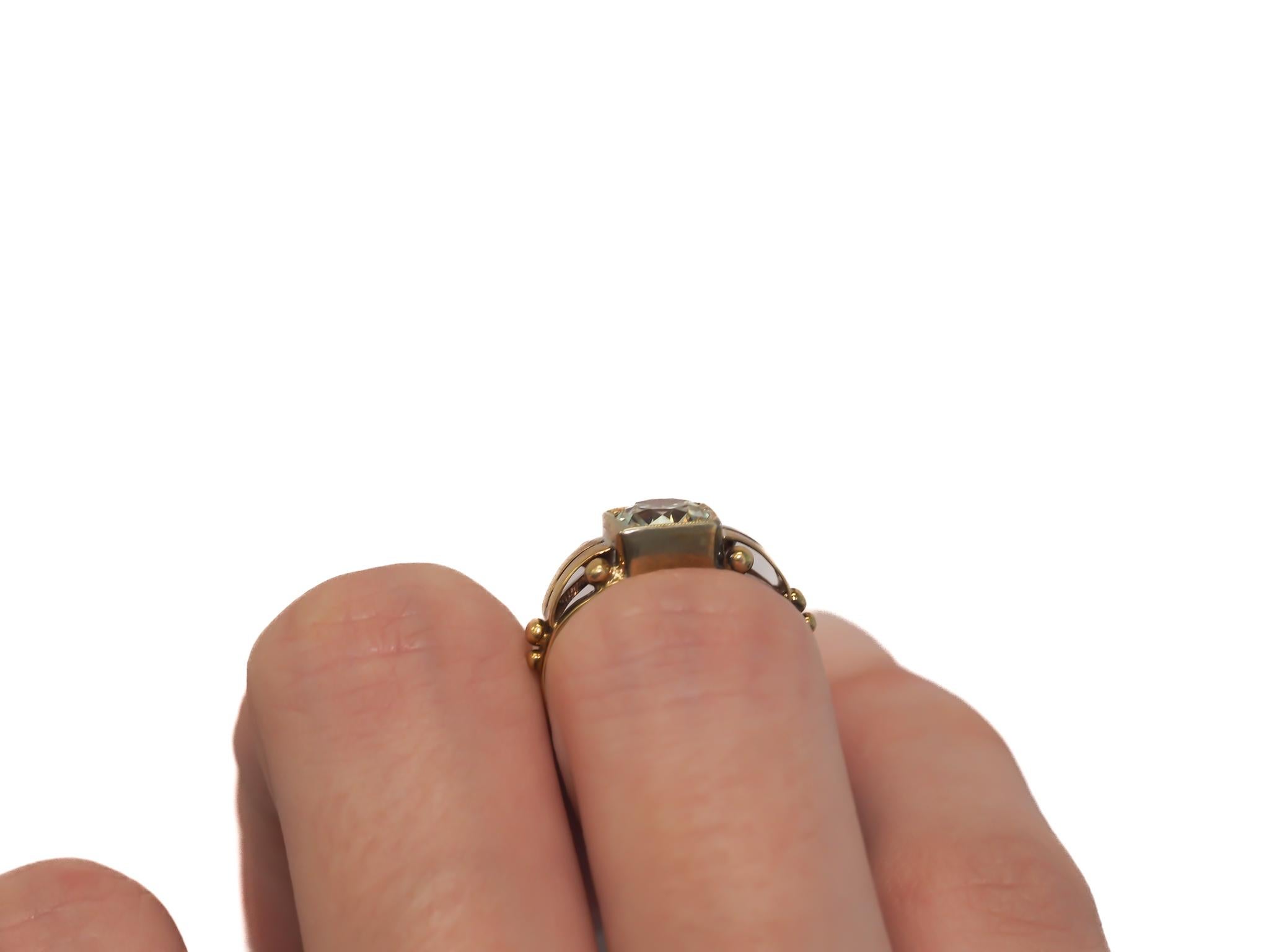 Circa 1900s .90ct Old European Diamond Engagement Ring - VEG#17b For Sale 2