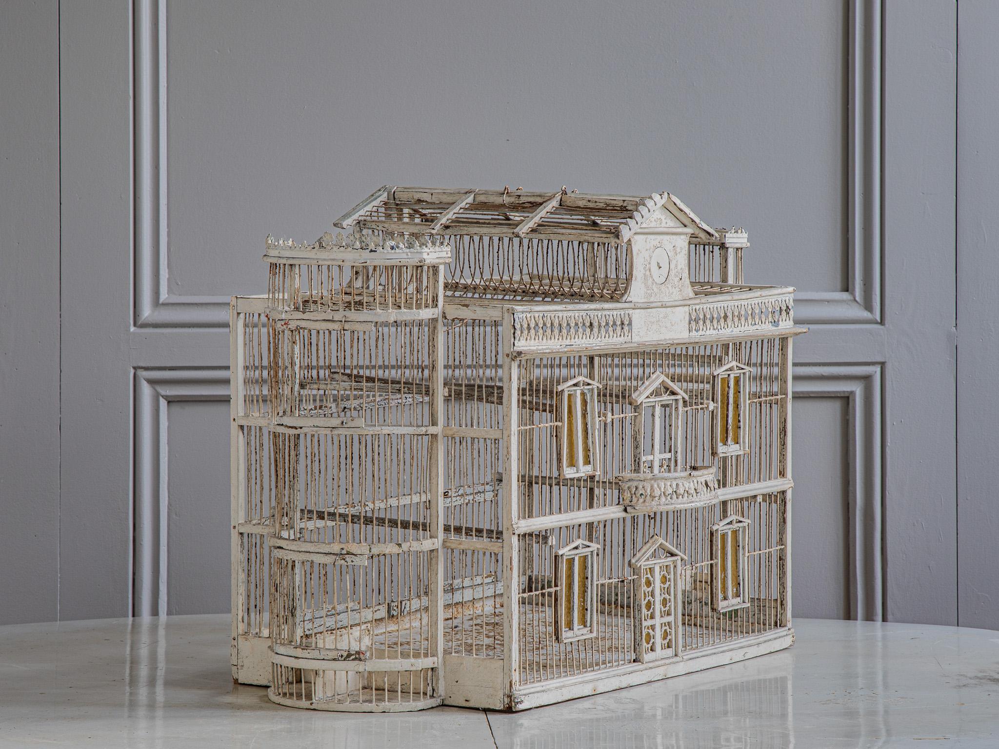 Circa 1900's, an Italian, Provincial Style, decorative Bird Cage  For Sale 5