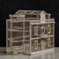 Circa 1900's, an Italian, Provincial Style, decorative Bird Cage