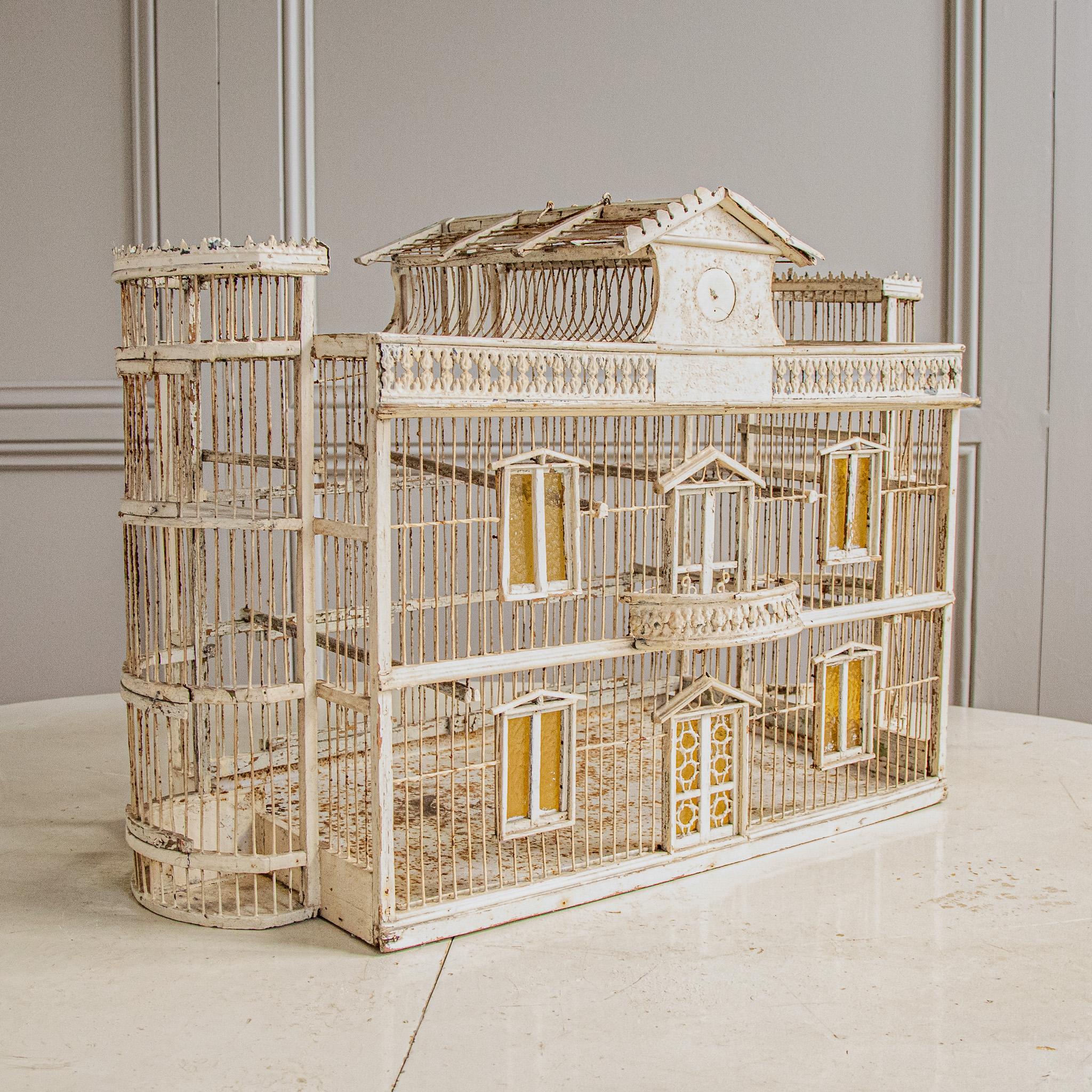 Wire Circa 1900's, an Italian, Provincial Style, decorative Bird Cage  For Sale