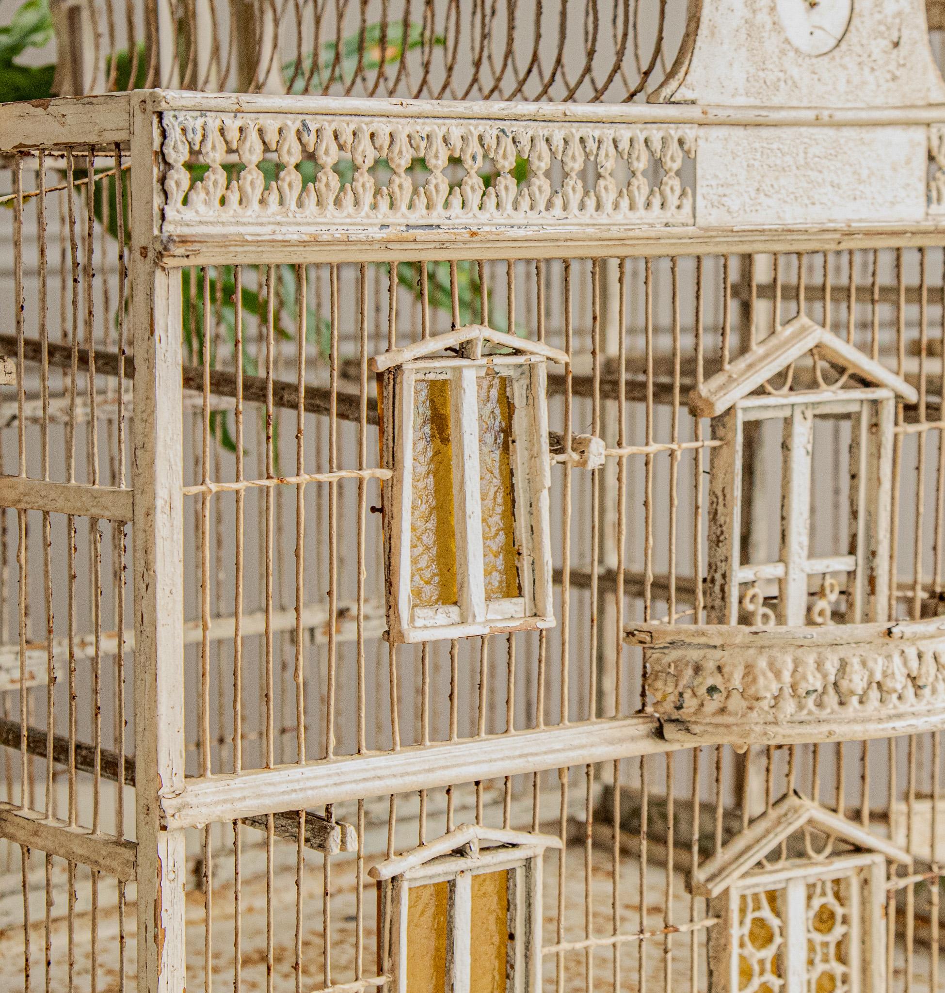 Circa 1900's, an Italian, Provincial Style, decorative Bird Cage  For Sale 1