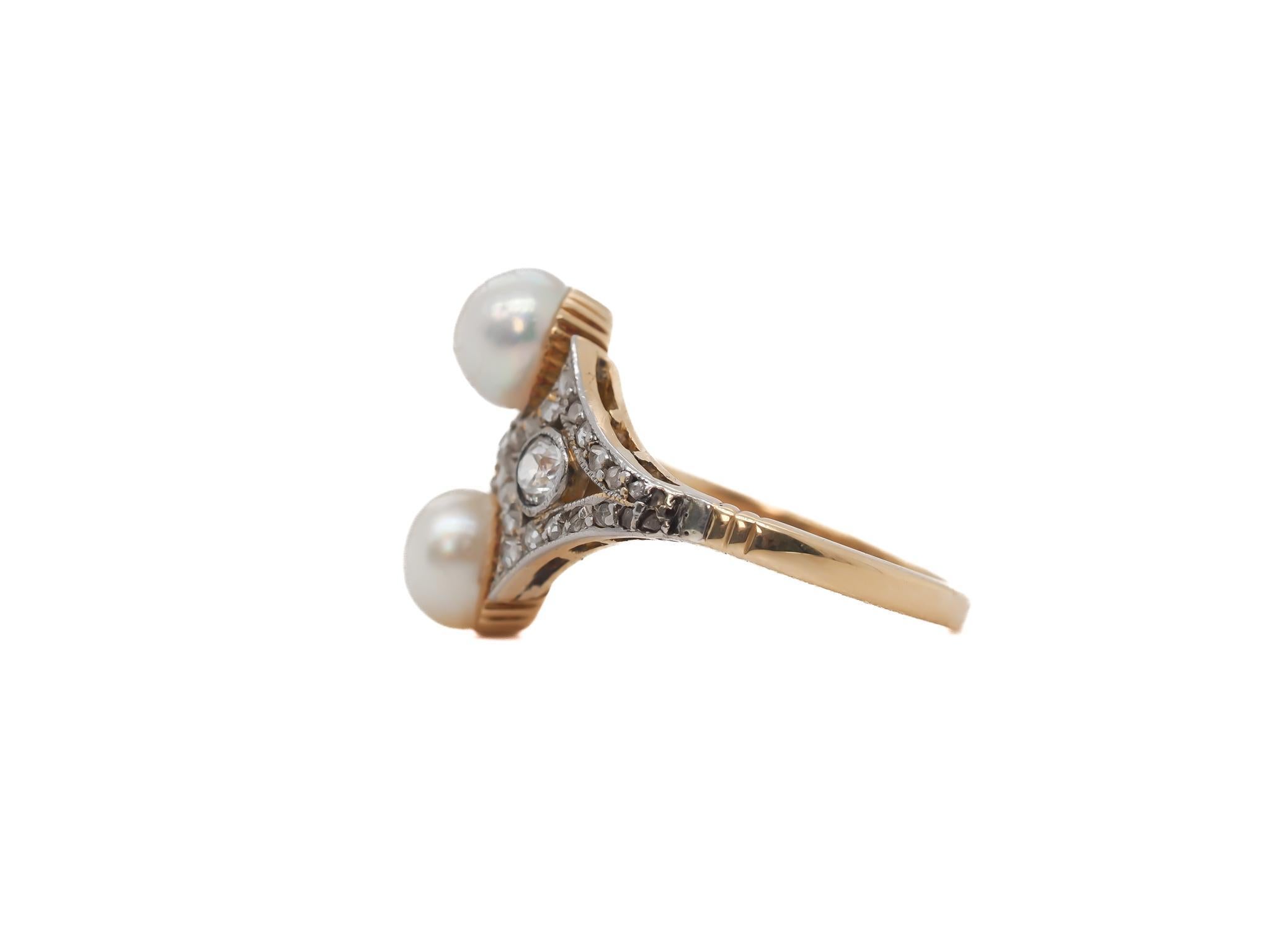 Circa 1900s Edwardian GIA Natural Pearl and Diamond Engagement Ring - VEG#38b

Item Details:
Year: 1900s
Ring Size: 4.25
Metal Type: 14K Yellow Gold, Platinum Top [Hallmarked, and Tested]
Weight: 3.8 grams

GIA Report#: 5232537362

Natural Saltwater