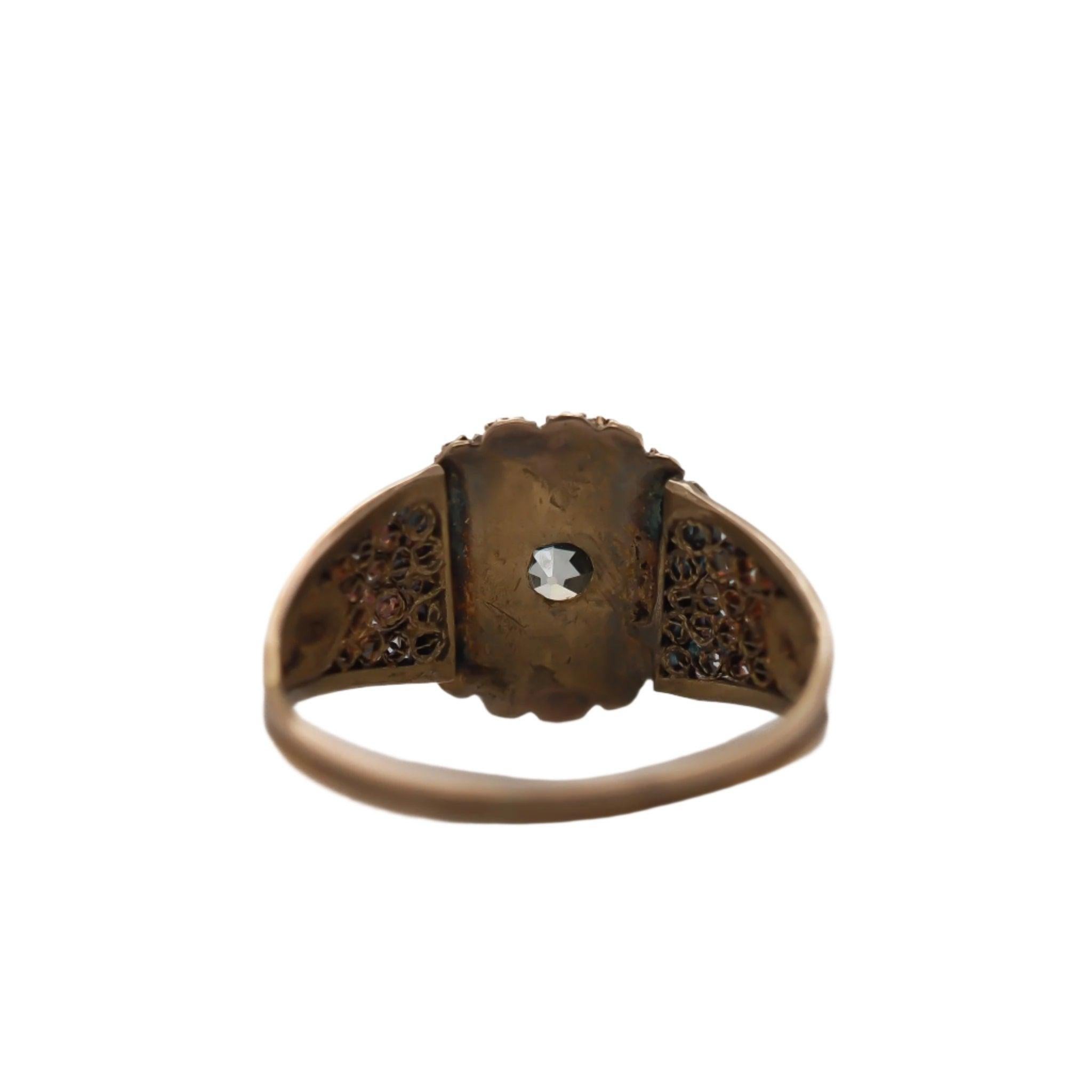 Edwardian Circa 1900s GIA 1.62ct Old European Diamond Engagement Ring For Sale