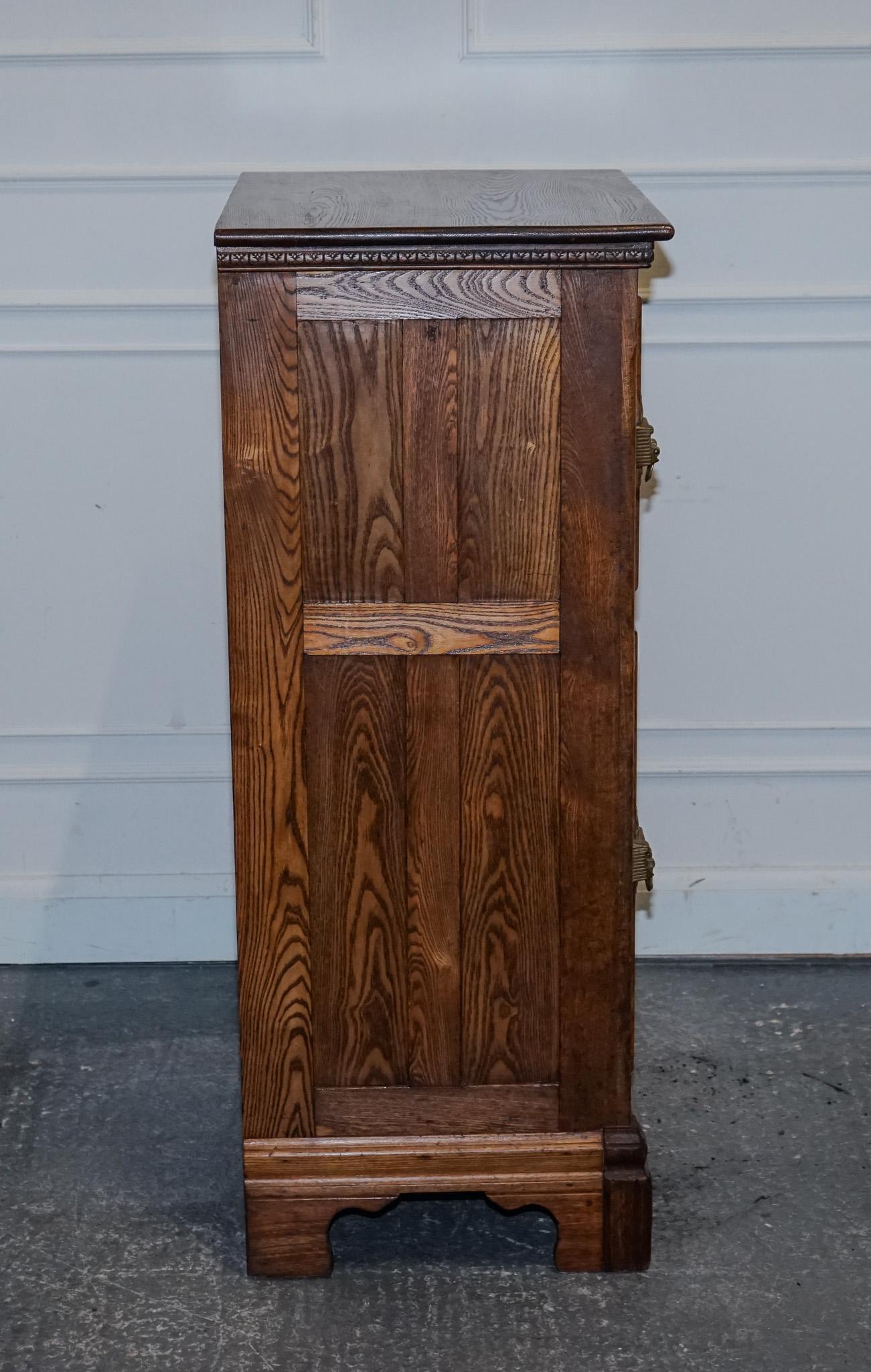 CIRCA 1900'S LARGE NORTH AMERiCAN ALASKA MUSKEGON OAK LARDER ICE BOX COLLECTABLE For Sale 10