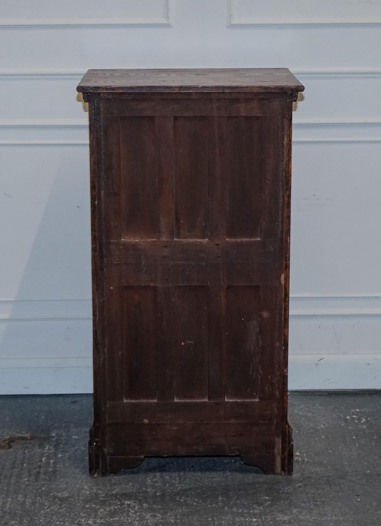 CIRCA 1900'S LARGE NORTH AMERiCAN ALASKA MUSKEGON OAK LARDER ICE BOX COLLECTABLE For Sale 12