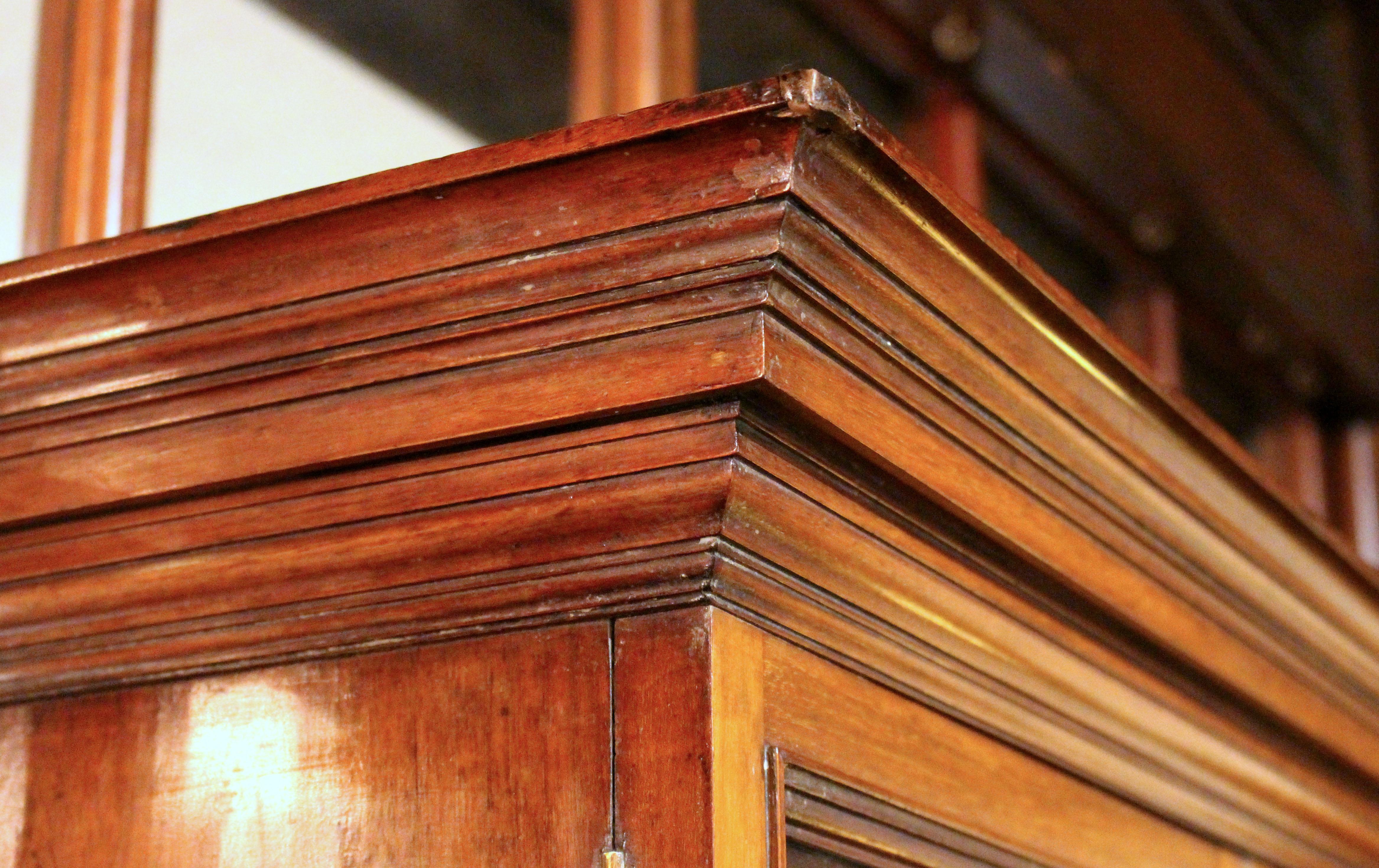 Circa 1905 Armario librería inglés de estilo georgiano eduardiano Madera en venta