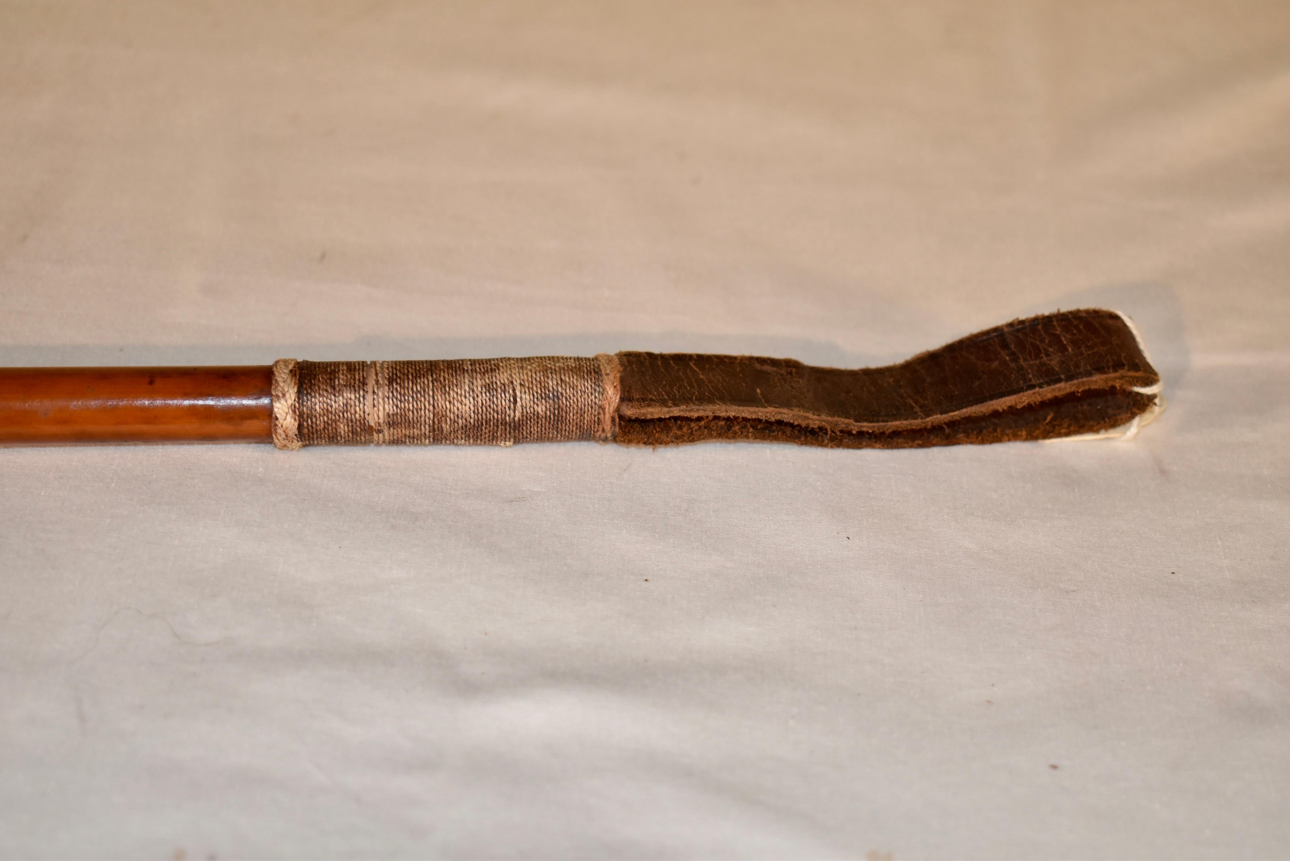 CIRCA 1907 Crop d'équitation avec collier en argent en vente 3