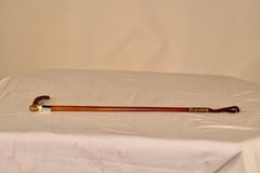 Circa 1907 riding Crop with Sterling Collar