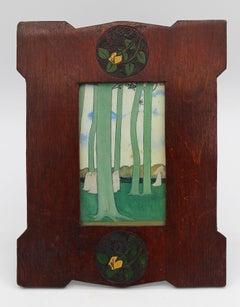 CIRCA 1910 Mission Style Eiche Rahmen