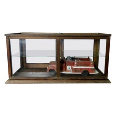 Used Oak Countertop Display Case, circa 1910