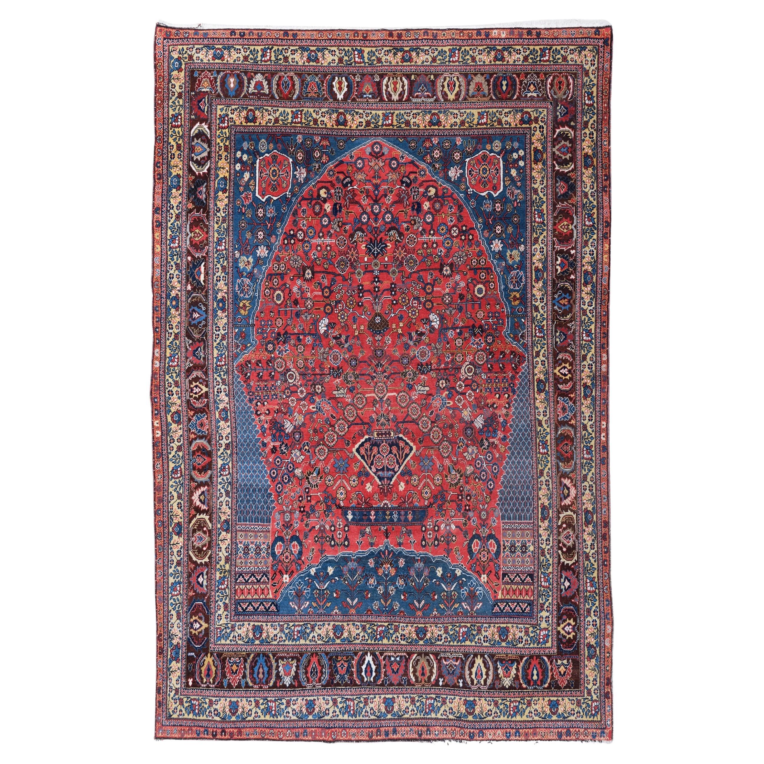 Circa 1910 Persian Kashkuli Rug im Angebot
