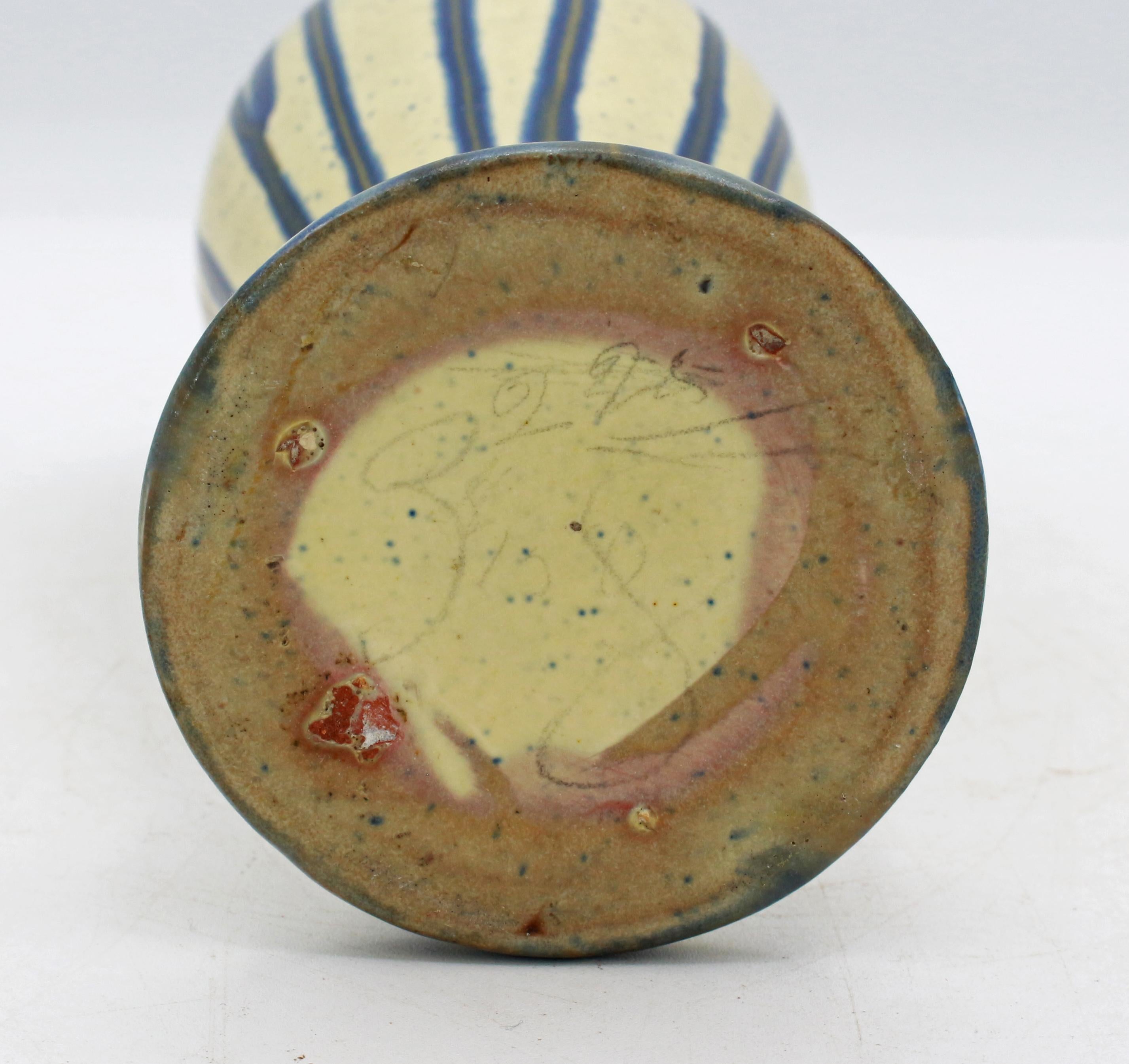 Americano Vaso in ceramica Peters and Reed Shadow Ware (1912-21 circa) in vendita