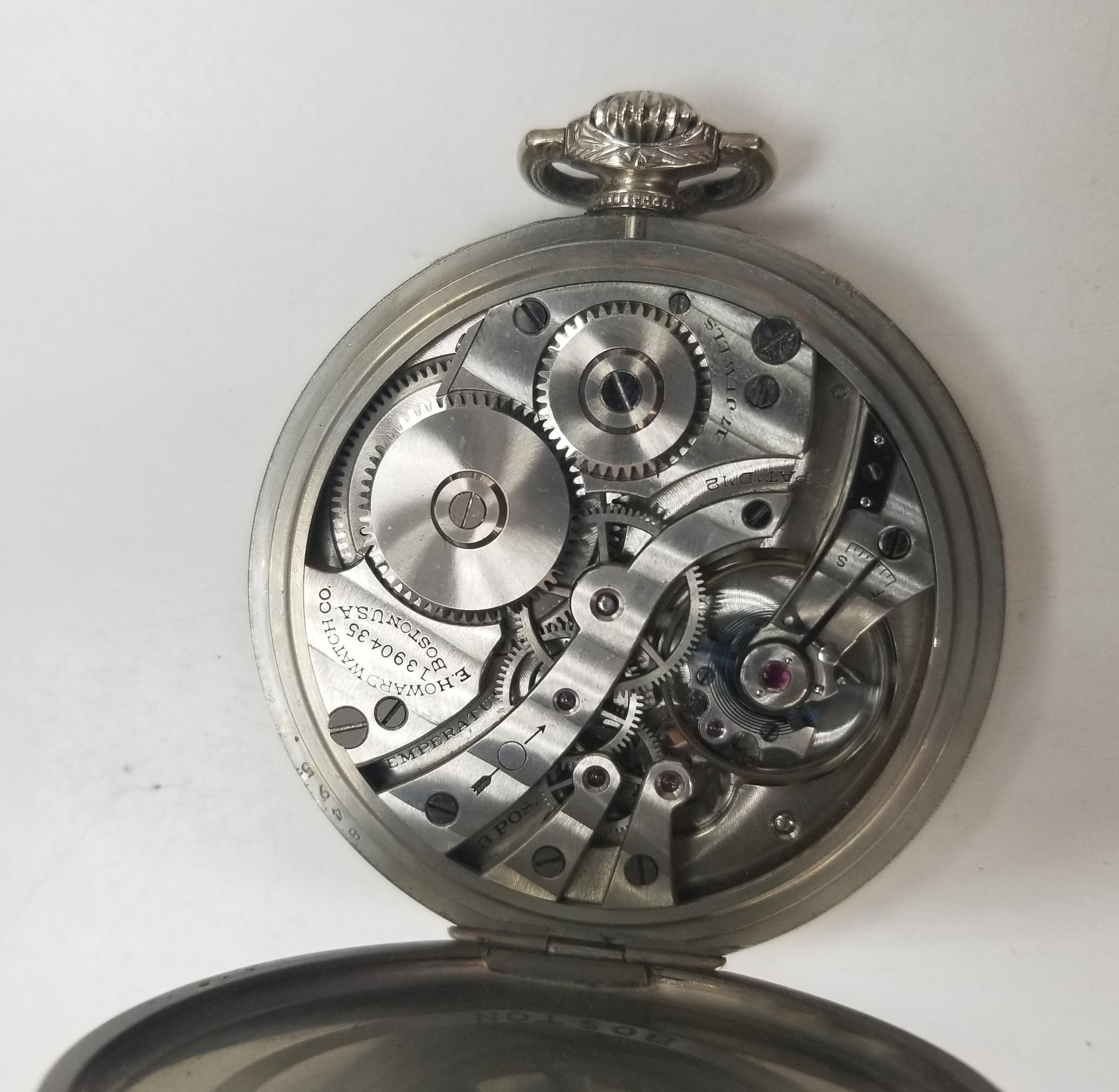 e howard pocket watch value