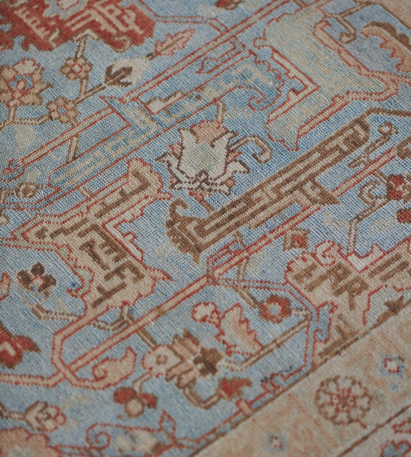 Hand-Knotted Circa 1920 Antique Tabriz Rug For Sale