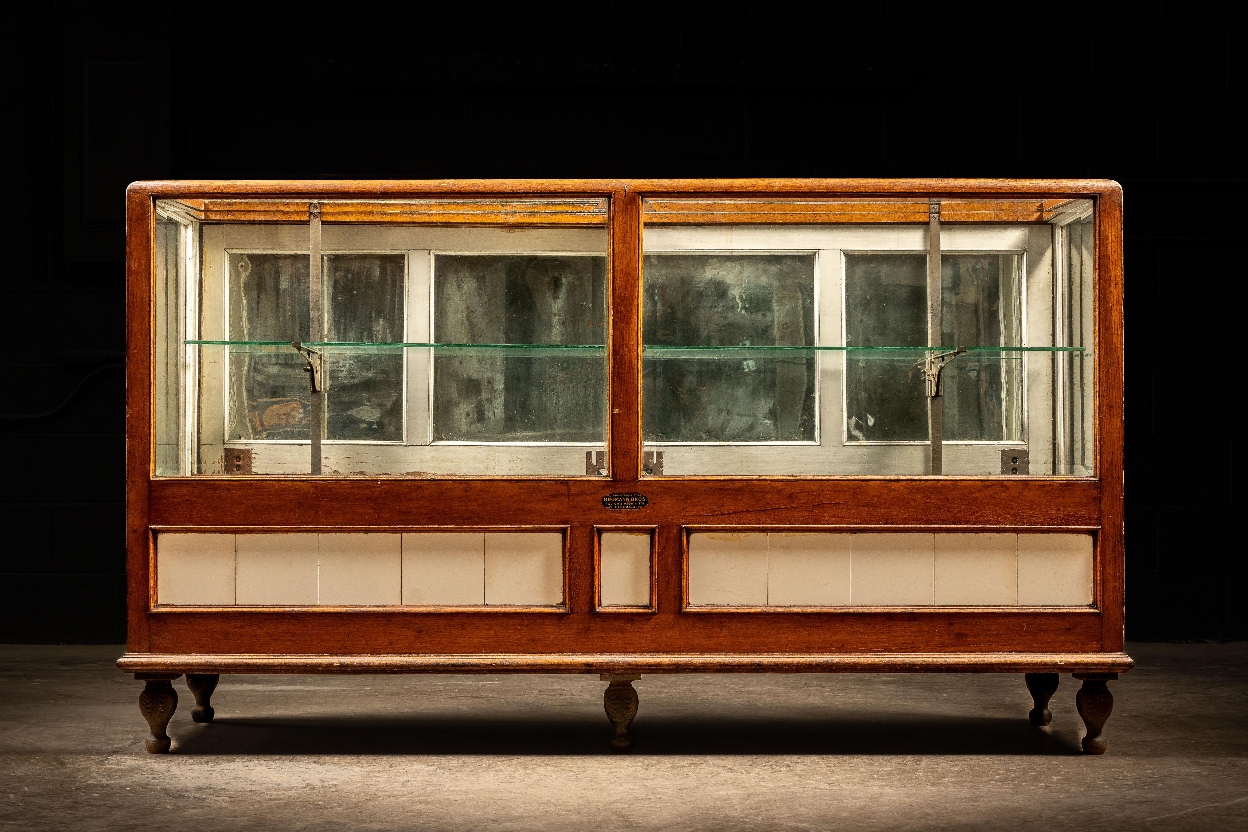 American circa 1920 Bromann Brothers Mercantile Display For Sale
