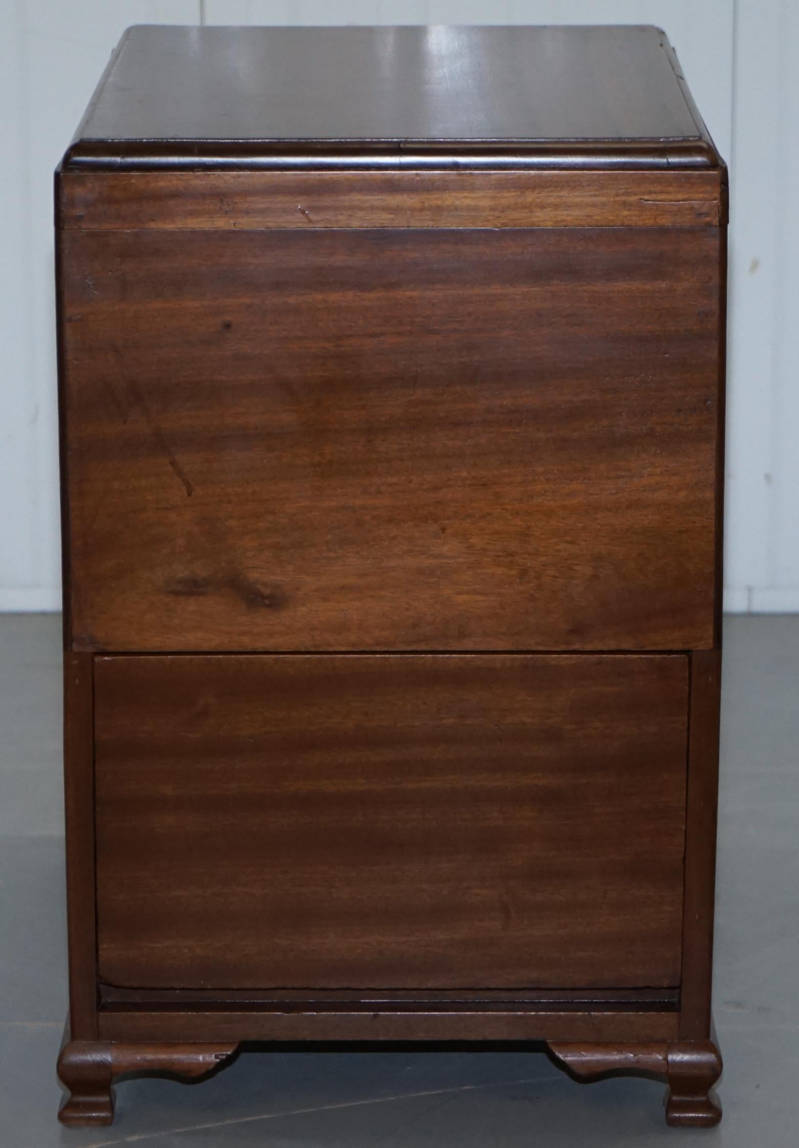 Chinese Camphor Wood Travelling Trunk Silk Lined Multi Compartments, circa 1920  For Sale 1