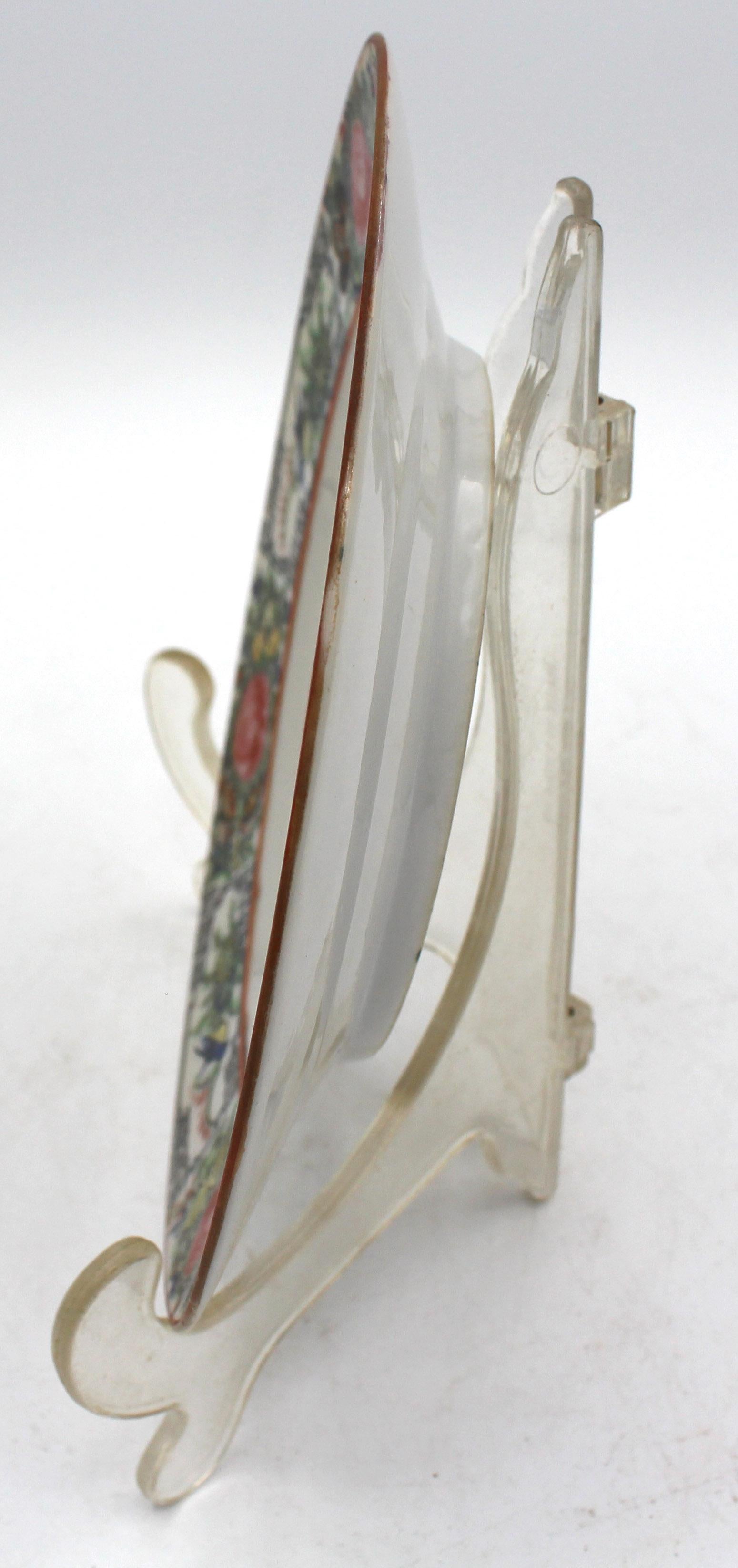 Qing Circa 1920 Chinese Export Set of 10 Rose Canton Salad Plates