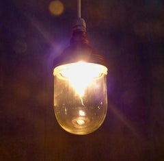 Kupfer-Benjamin-Pendelleuchten:: um 1920