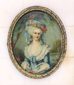 Circa 1920 Grand Tour Souvenir Portrait from The Royal Academy of London