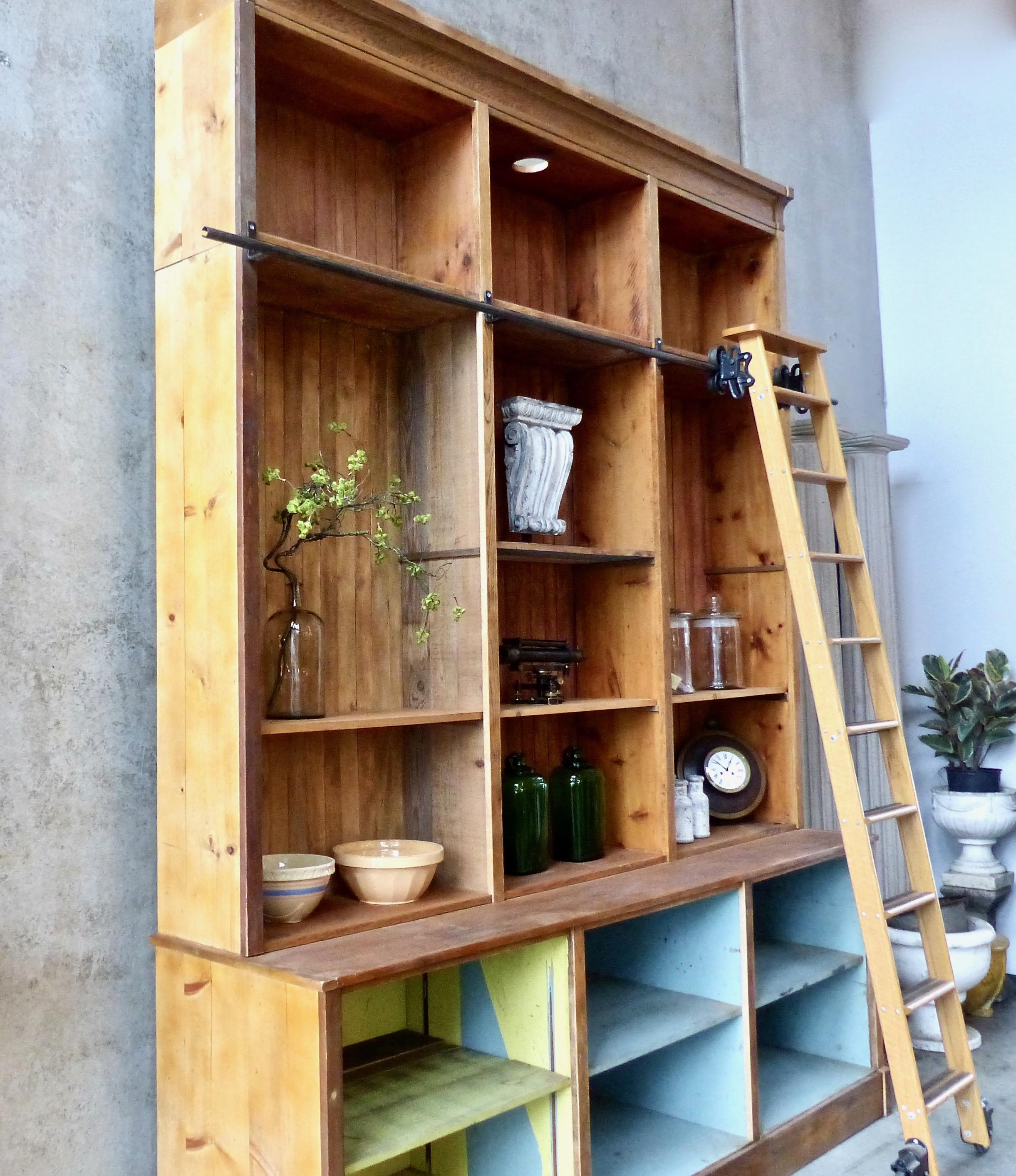 rolling library shelves