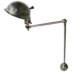 circa 1920 Metal Articulating Wall Sconce