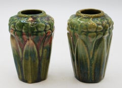 Circa 1920s American McCoy Amaryllis Pattern Console Set