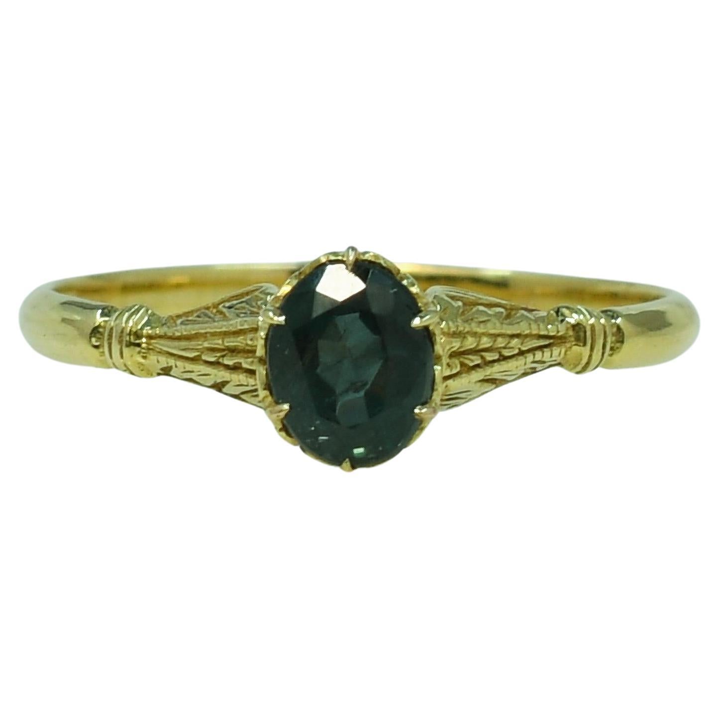 Buy Vintage Twig Alexandrite Engagement Ring Teardrop Leaves Online in  India - Etsy