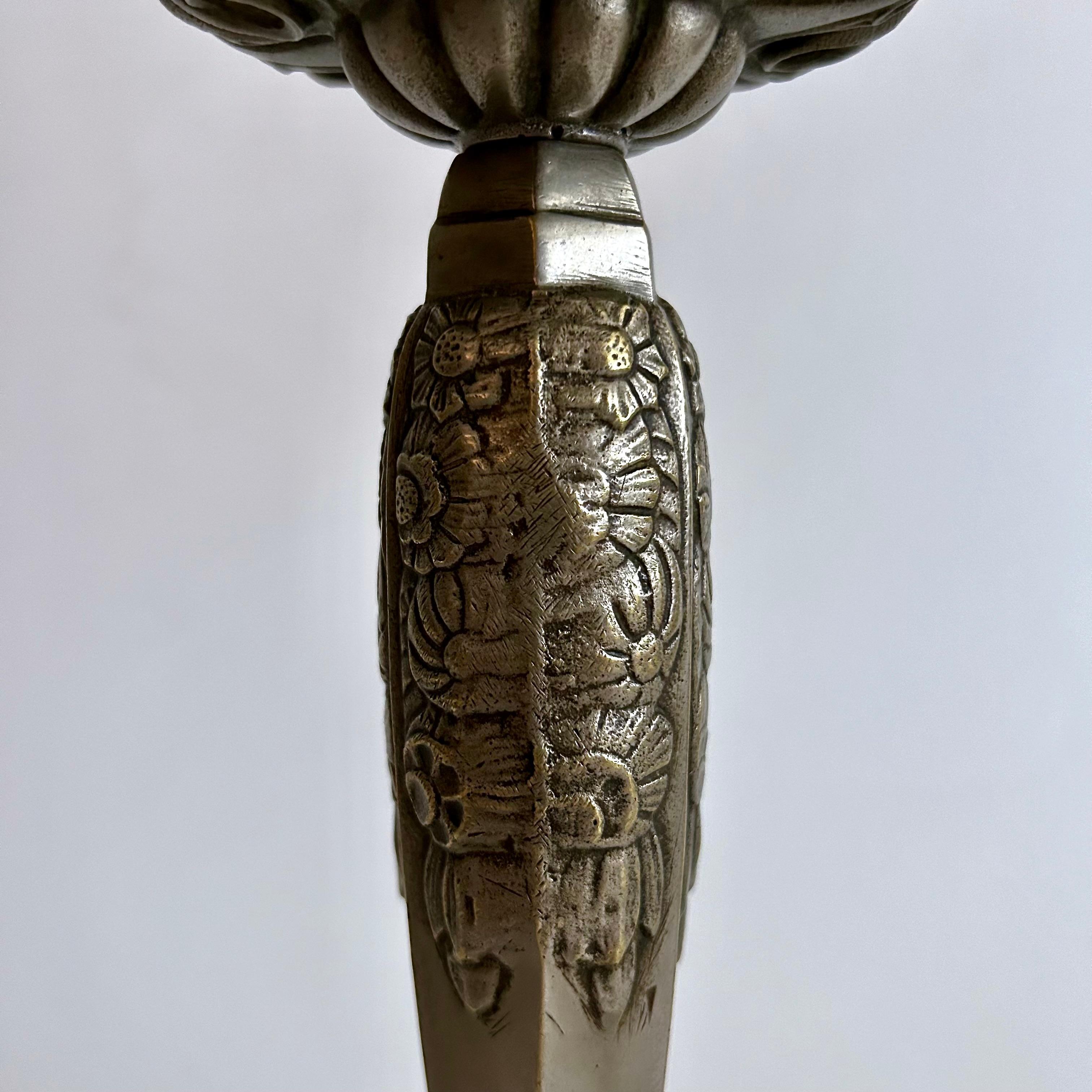 Bronze Circa 1920s Art Deco Table Lamp For Sale